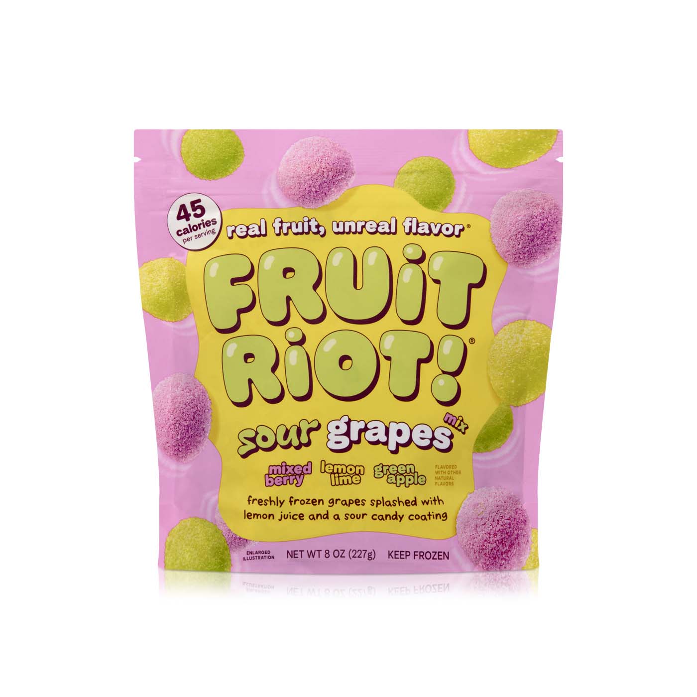 Fruit Riot Frozen Mixed Grapes Candy 227g