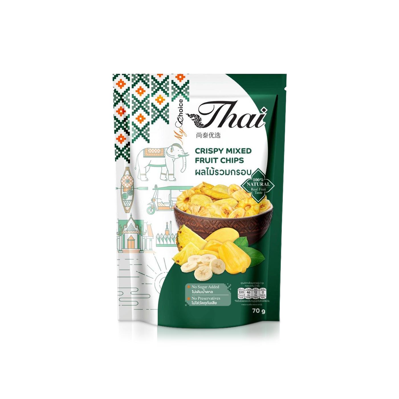 My Choice Thai Mixed Fruit Chips 70g