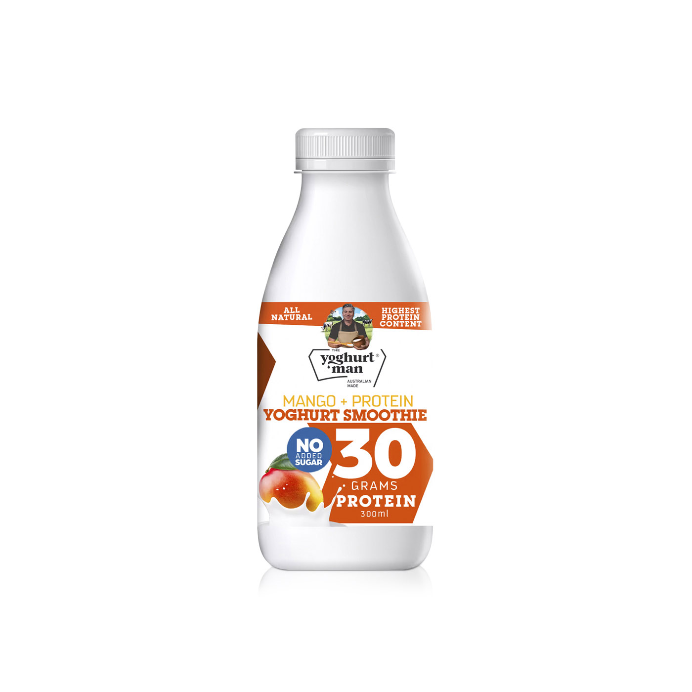 The Yoghurt Man Mango Protein Yoghurt Smoothie 300ml