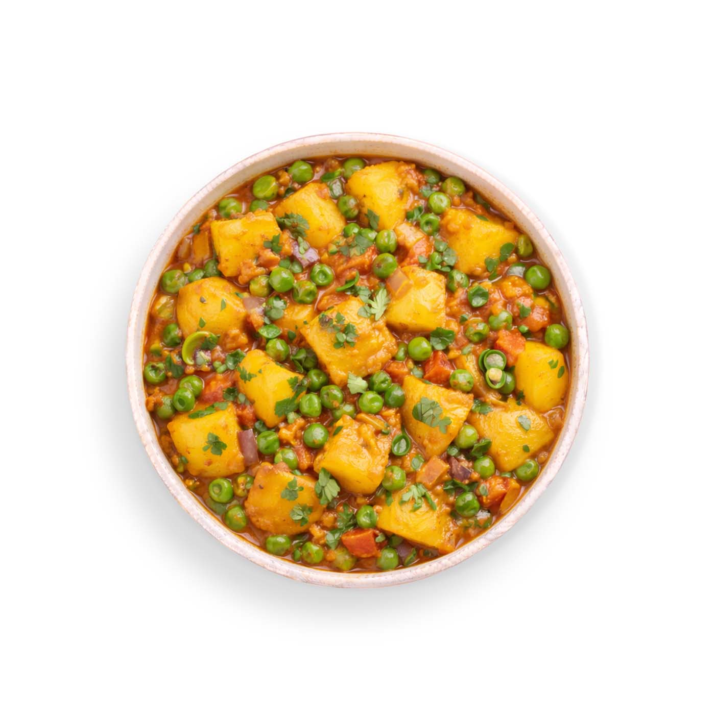 Potato and Green Peas Masala