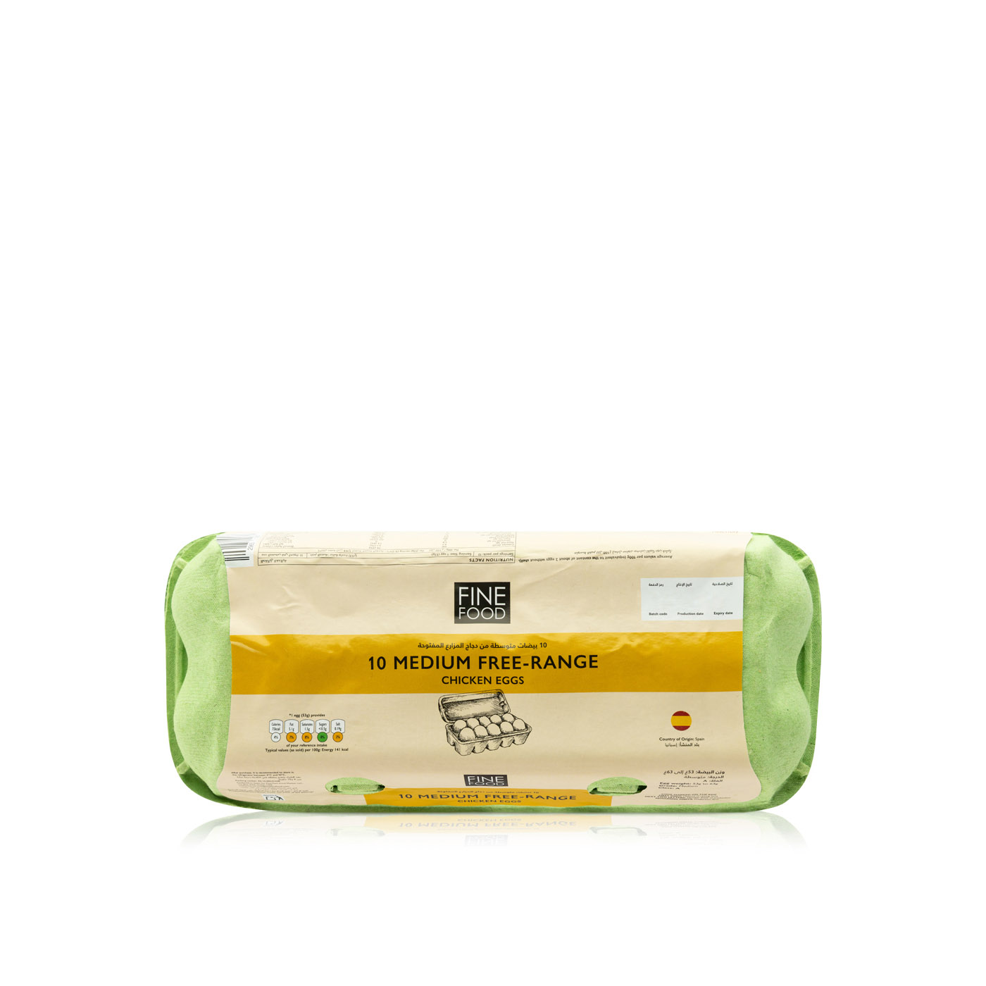 FineFOOD Medium Free-Range Chicken Eggs x 10