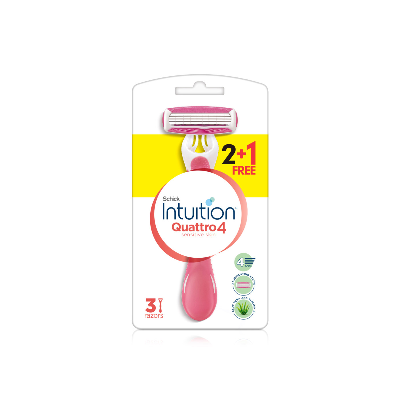 Schick Quattro Disposal Razors for Women x 3