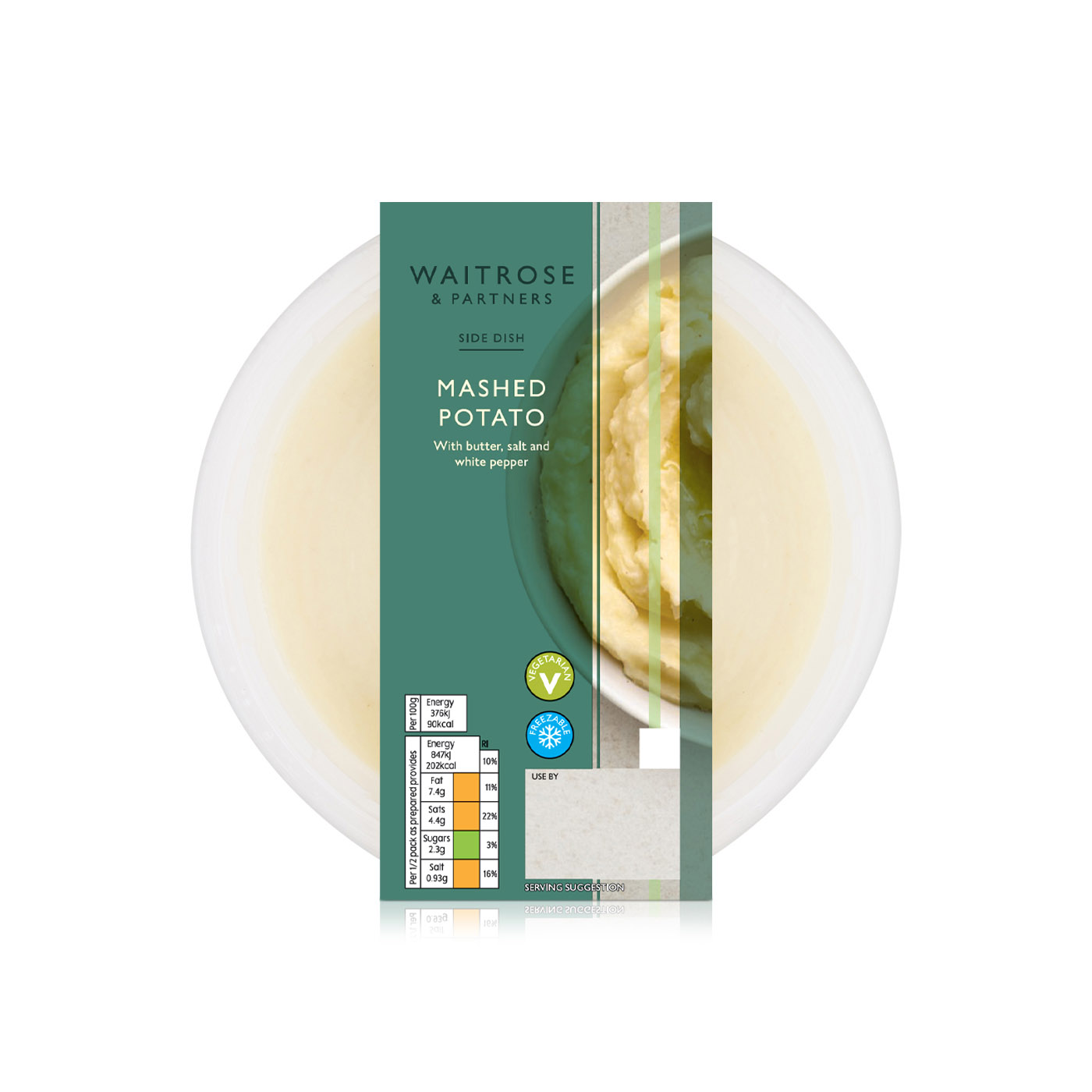 Waitrose Mashed Potato 450g