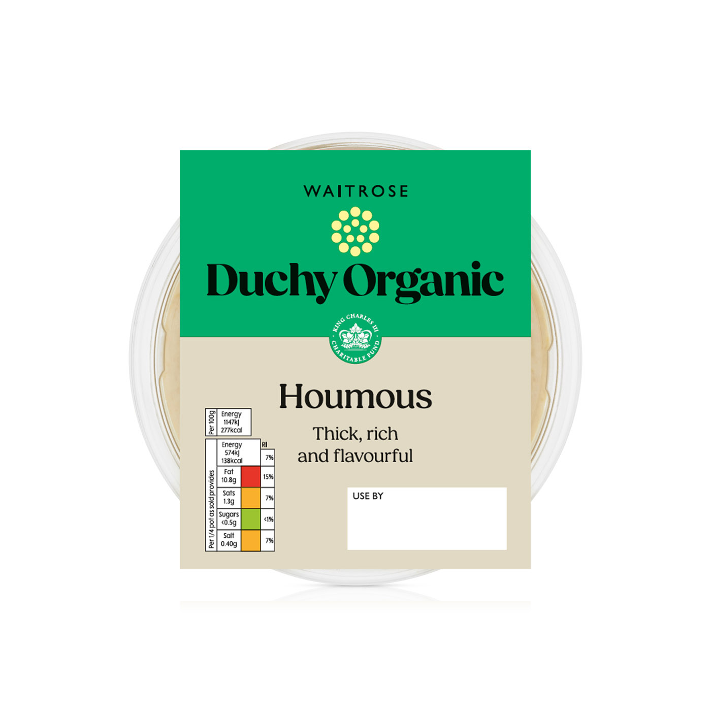 Waitrose Duchy Organic Houmous 200g