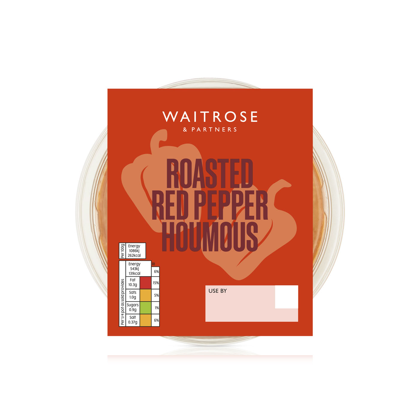 Waitrose Red Pepper Houmous 200g