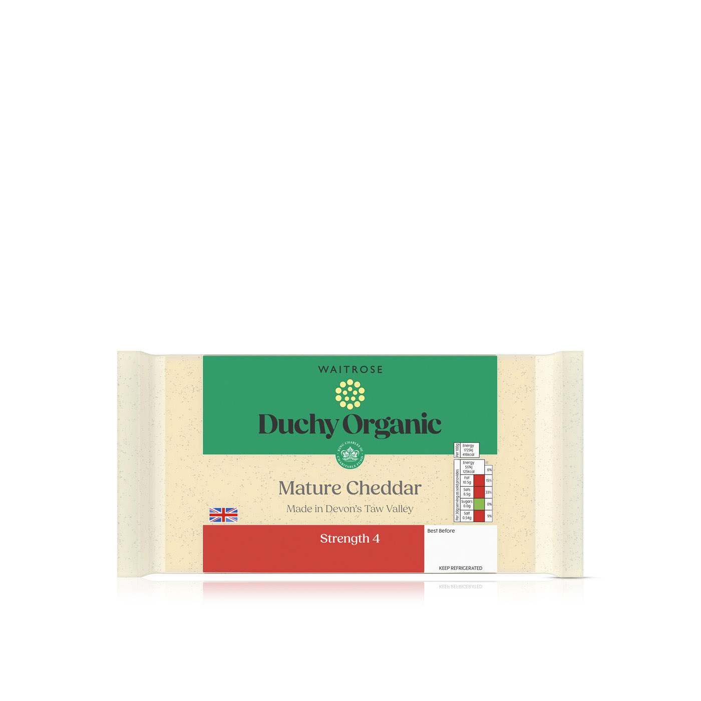 Waitrose Duchy Organic Mature Cheddar S4 350g