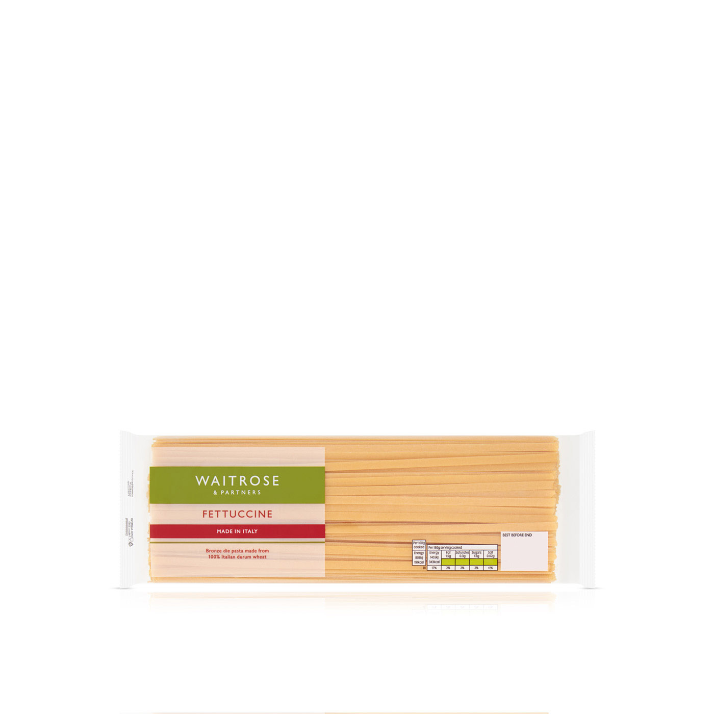 Waitrose Fettuccine Pasta 500G