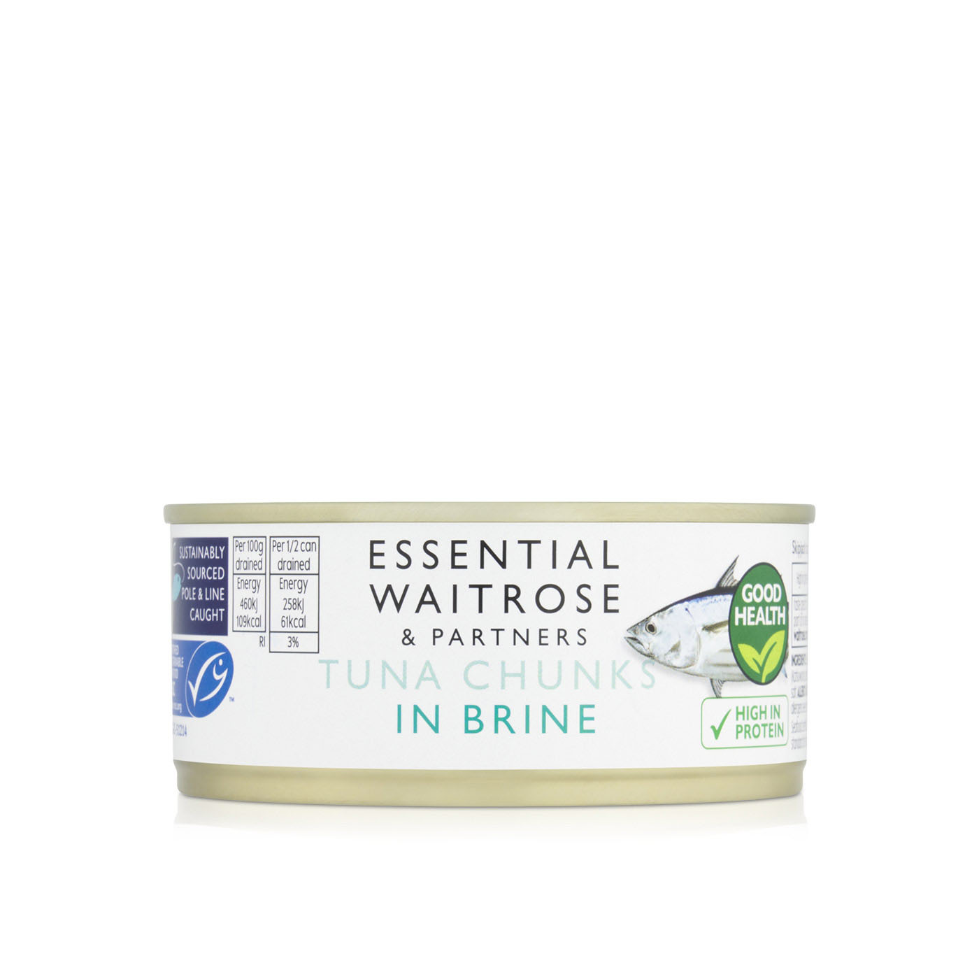 Waitrose Essential Tuna Chunks In Brine 160G