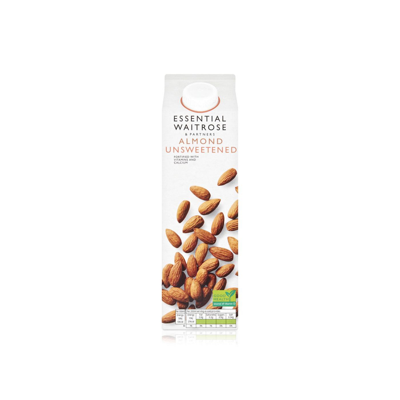 Waitrose Essential Almond Unsweetened Drink 1 litre