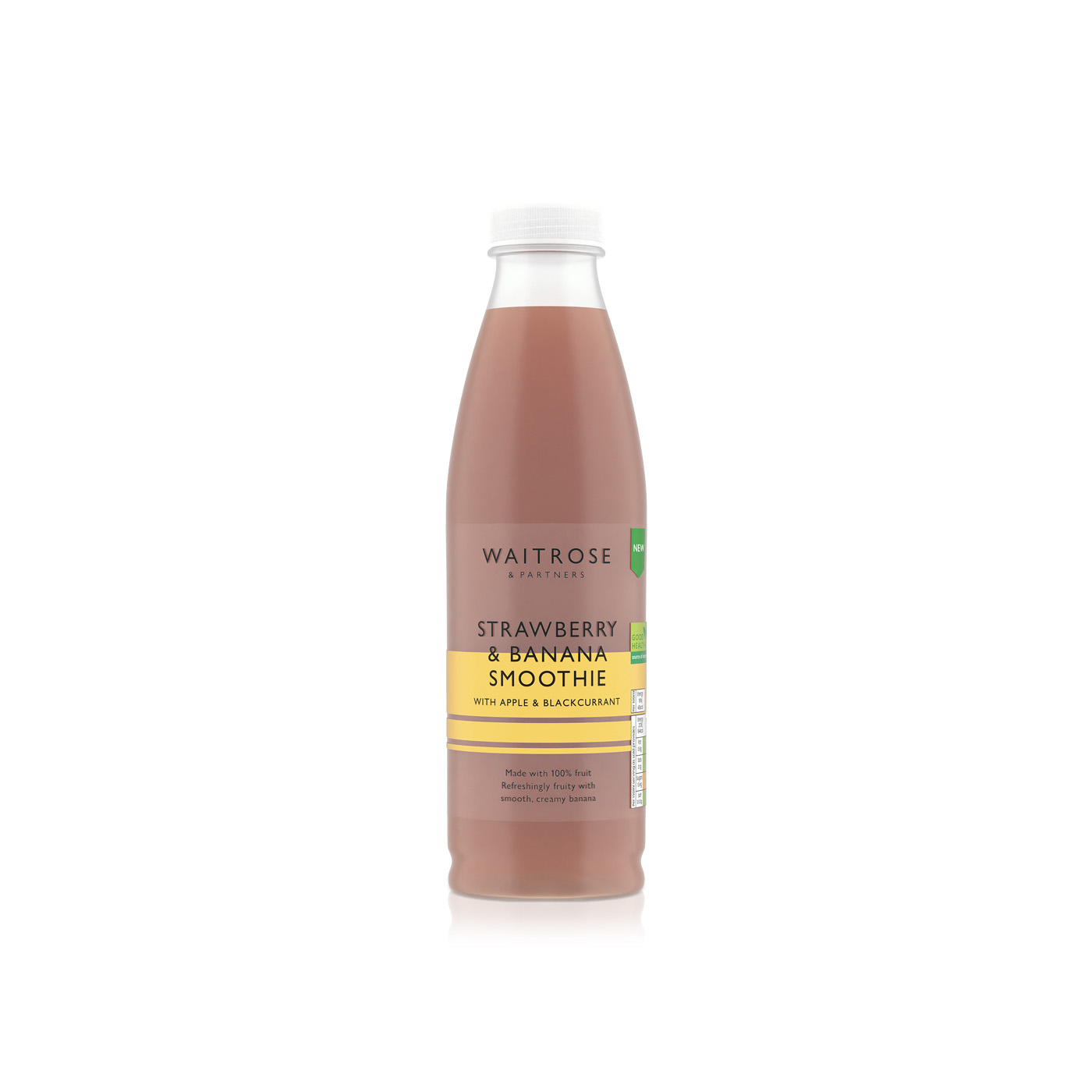 Waitrose Strawberry & Banana Smoothie 750ml