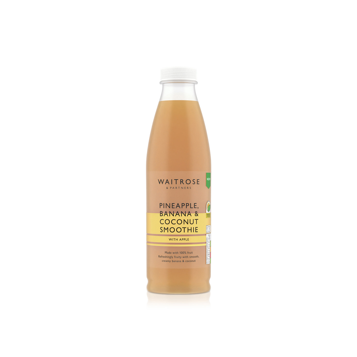 Waitrose Pineapple Banana and Coconut Smoothie 750ml