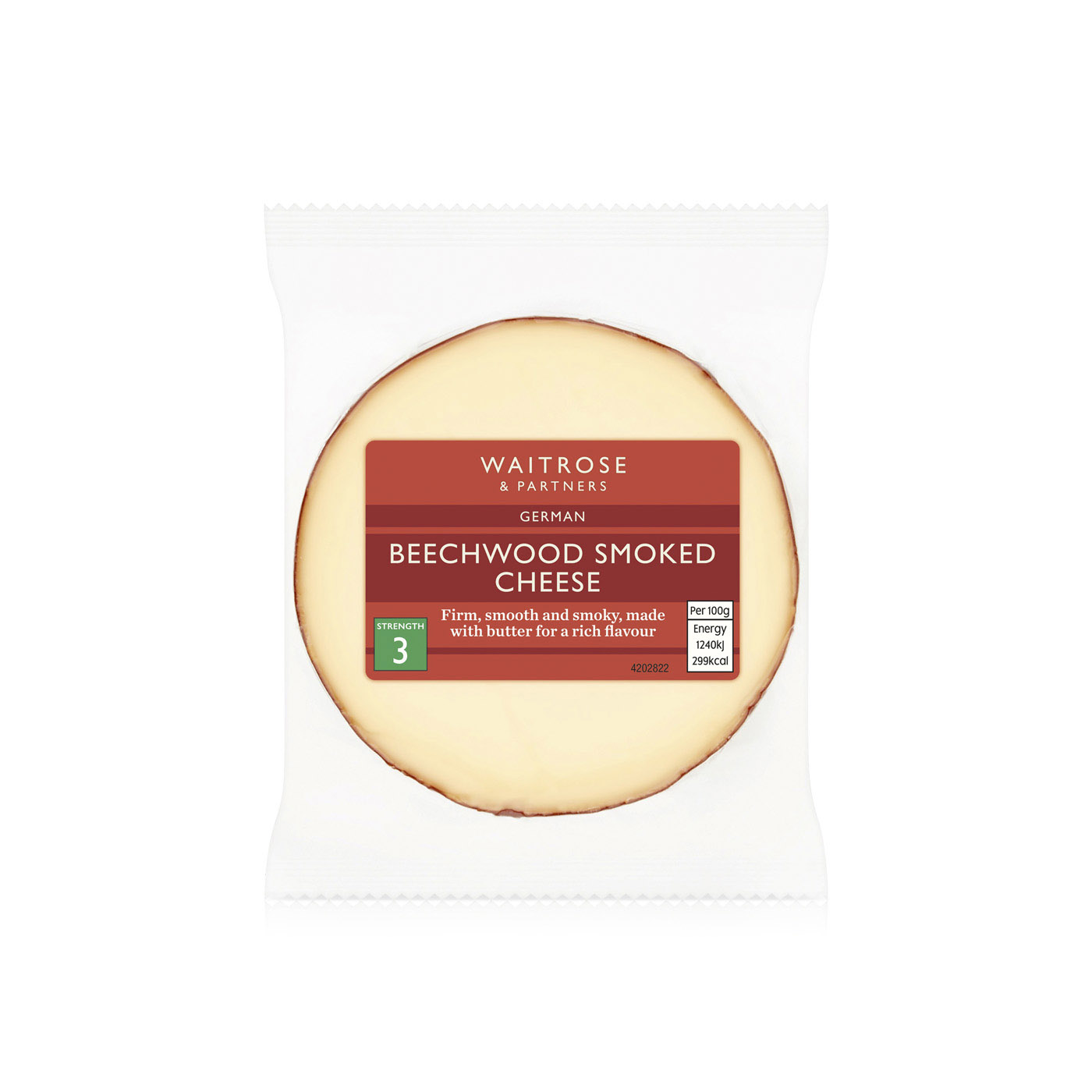 Waitrose Essential Bavarian Smoked Cheese Strength 3 150g