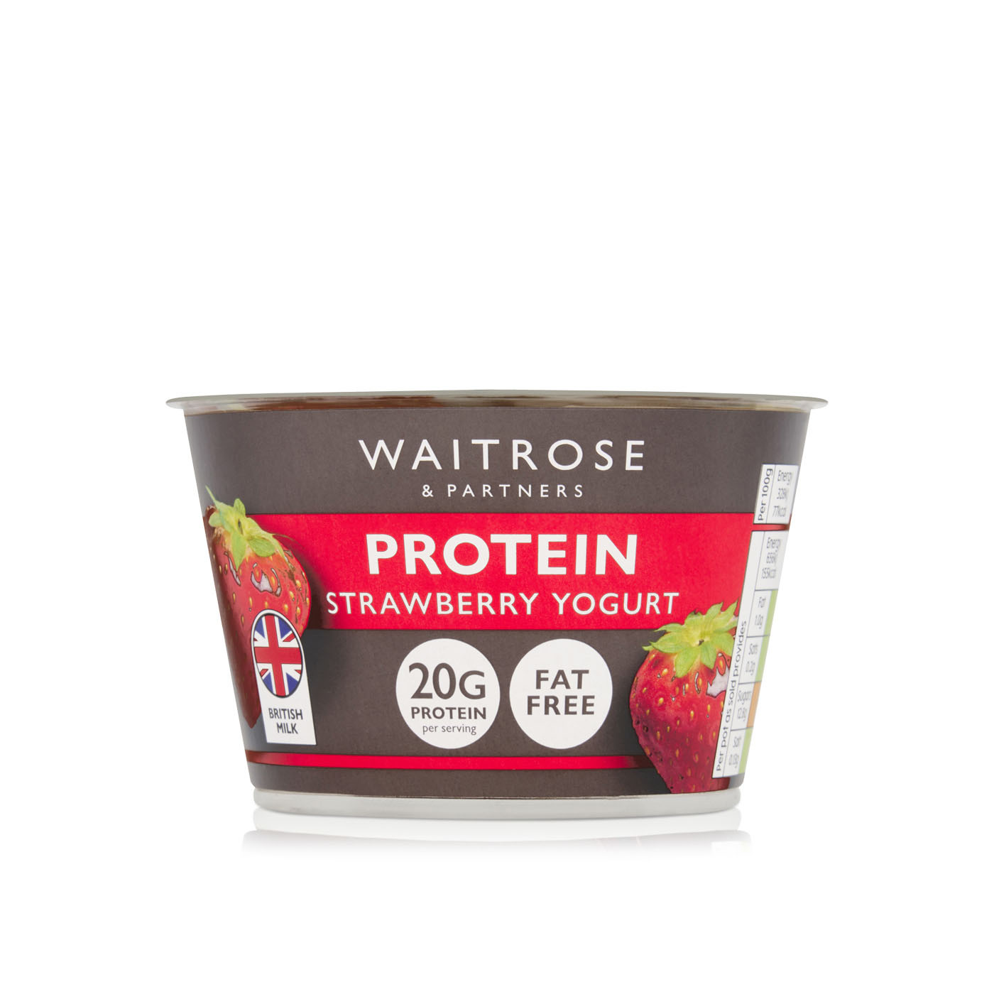 Waitrose Protein Strawberry Yoghurt 200g