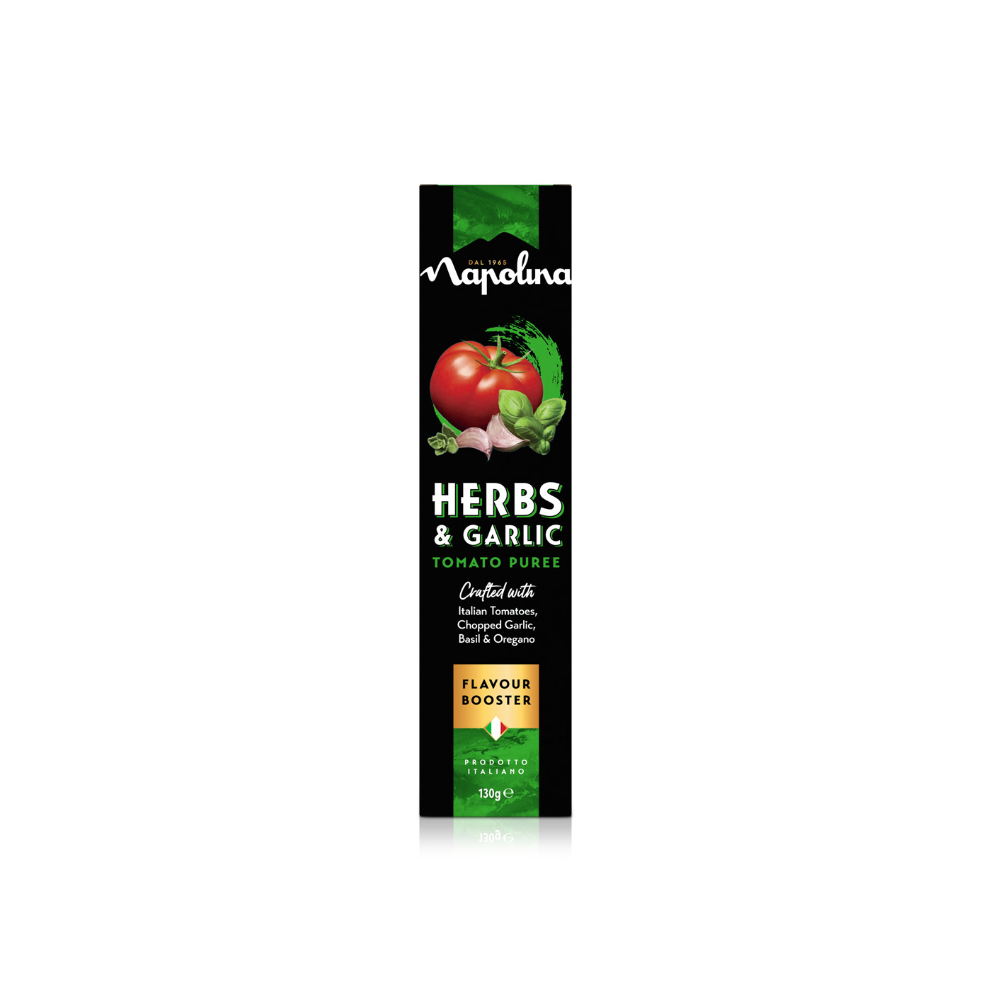 Napolina Herbs & Garlic Tomato Puree 130g