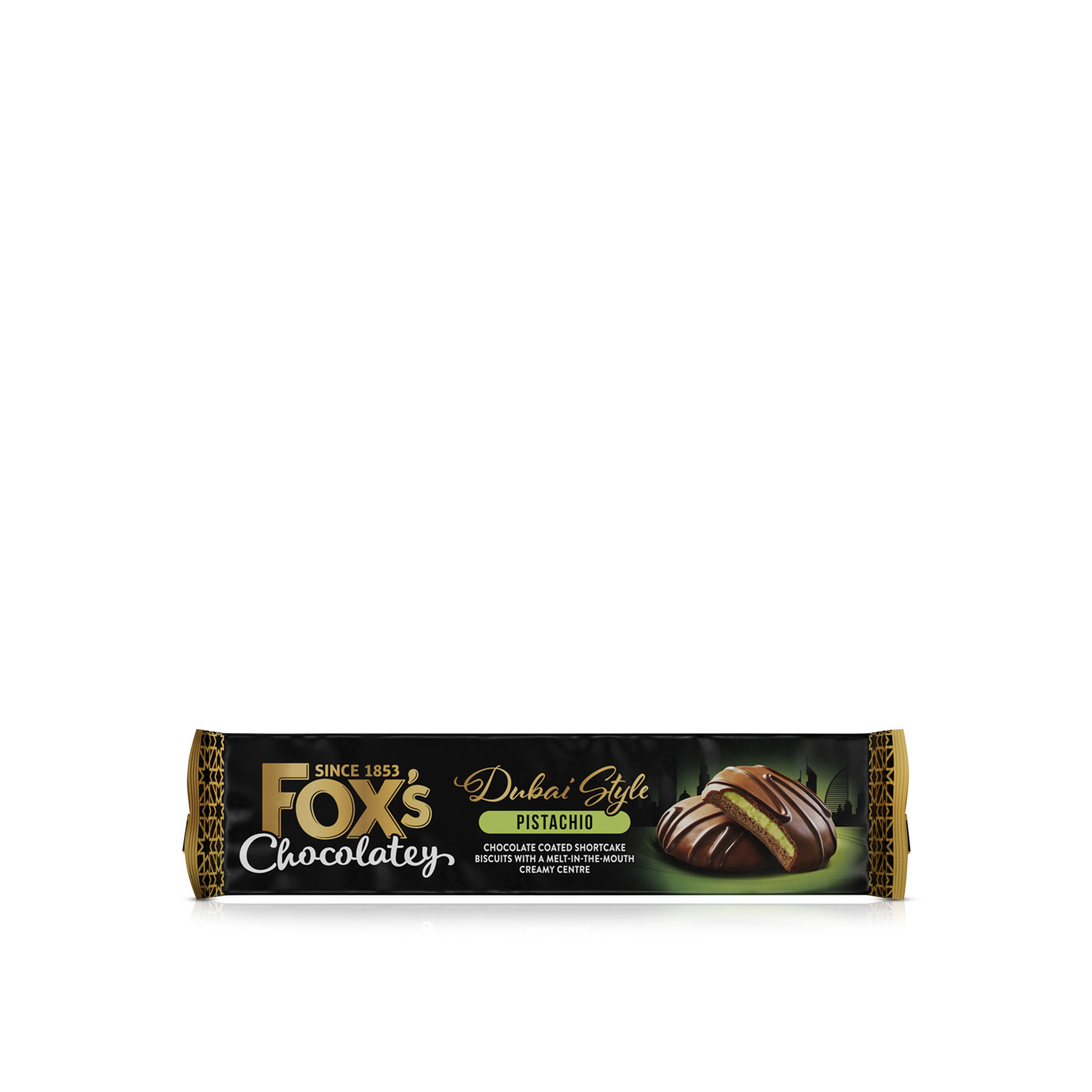 Fox's Chocolatey Pistachio Cream & Chocolate Shortcake Biscuits 130g