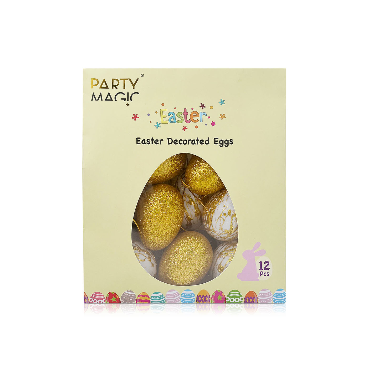 Party Magic Easter Decor Eggs 6cm x12