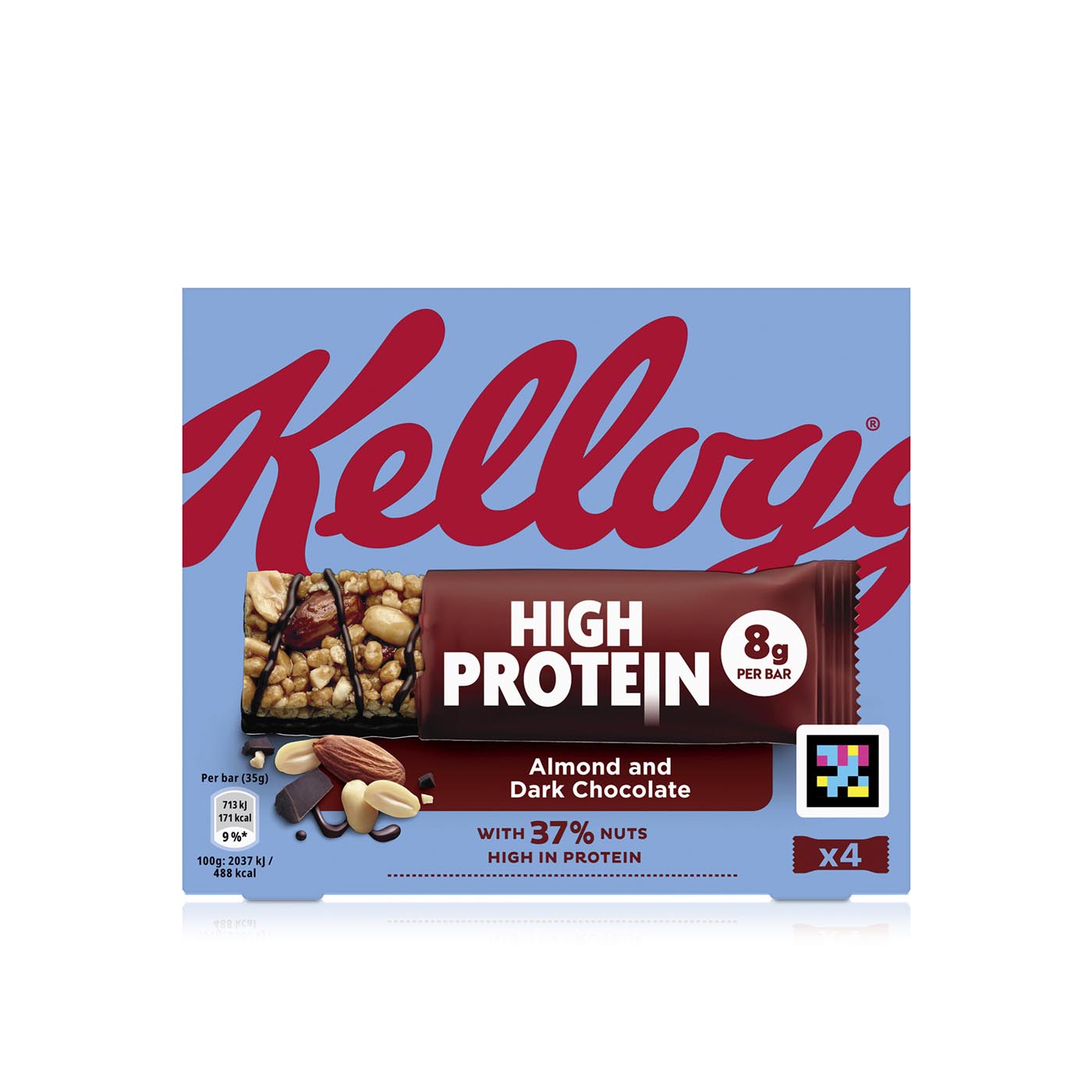 Kellogs High Protein Dark Chocolate & Almond Bars 140g