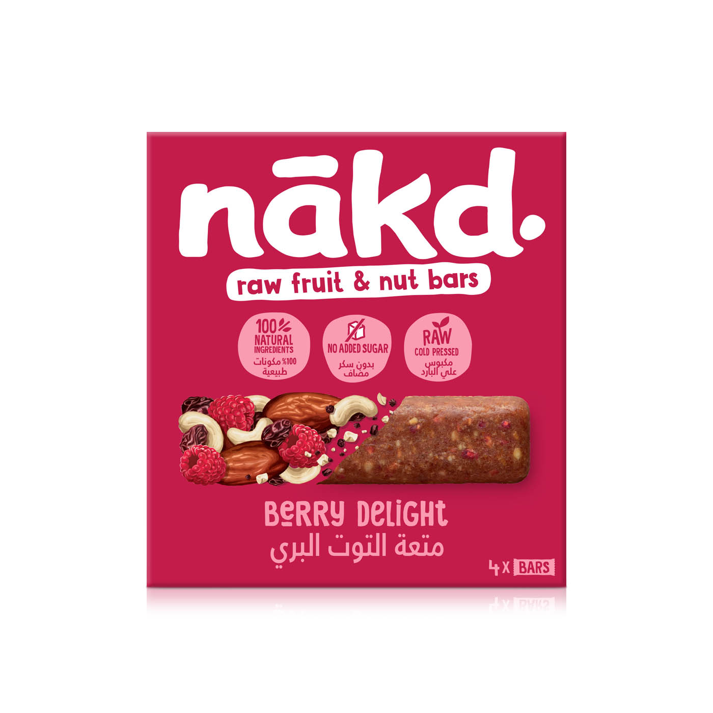 Nakd Berry Delight Bar 4 x 35g