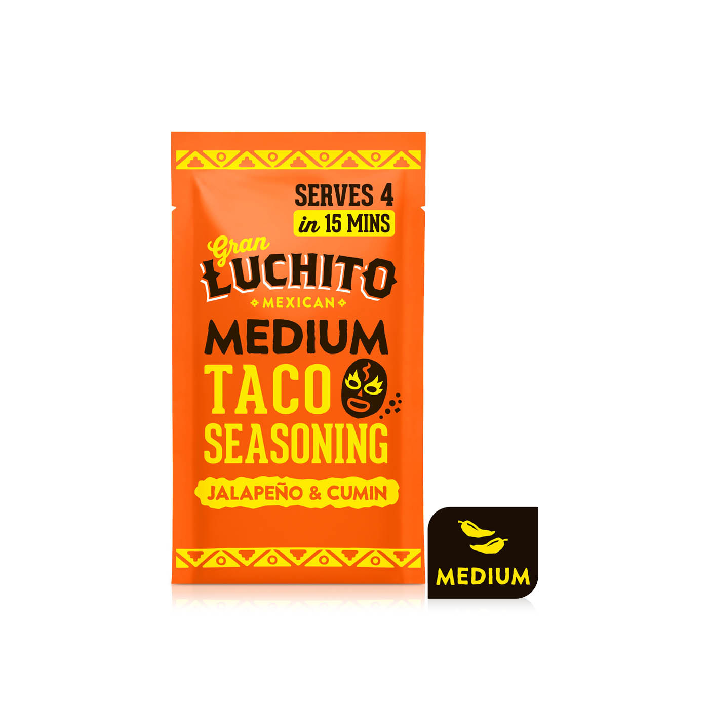 Gran Luchito Mexican Jalapeno & Cumin Medium Taco Seasoning 28g