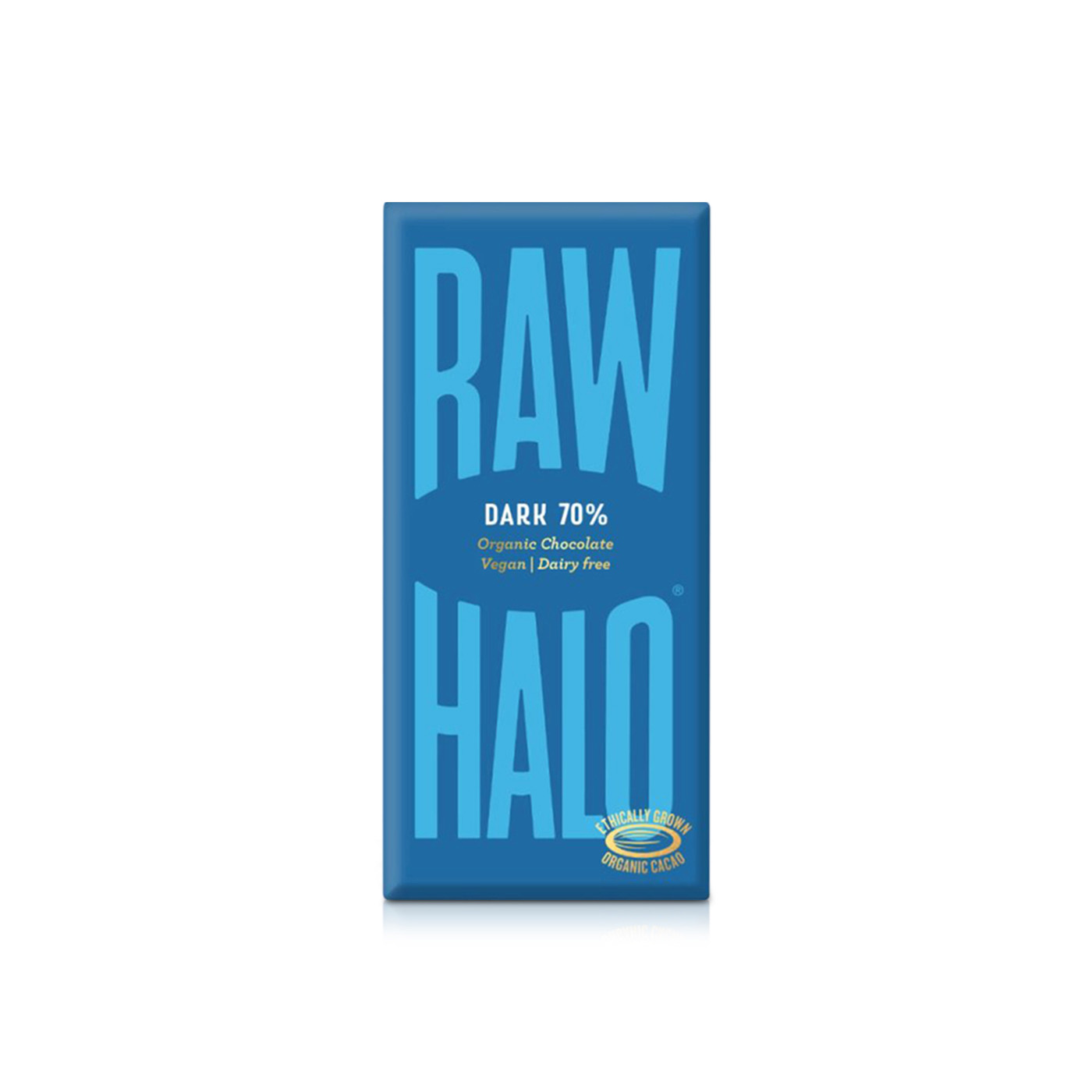Raw Halo Dark 70% Organic Chocolate Bar 70g