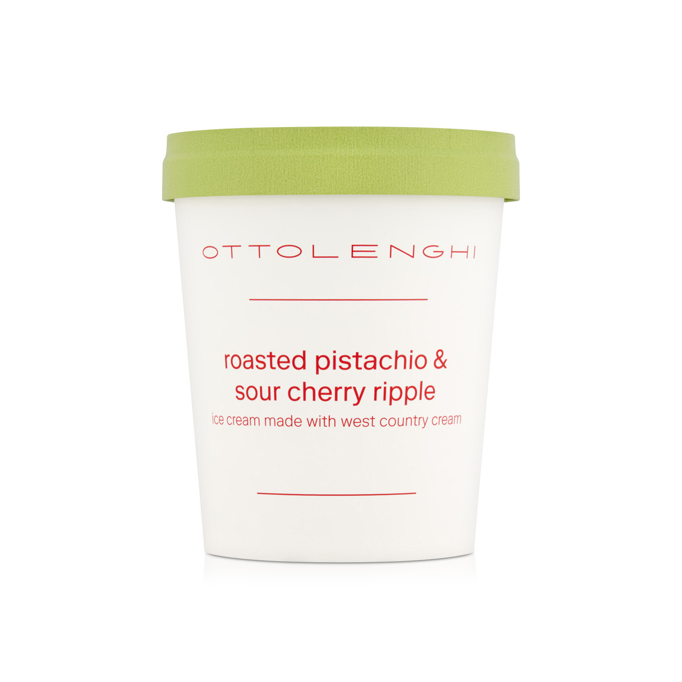 Ottolenghi Roasted Pistachio & Sour Cherry Ripple Ice Cream 480ml