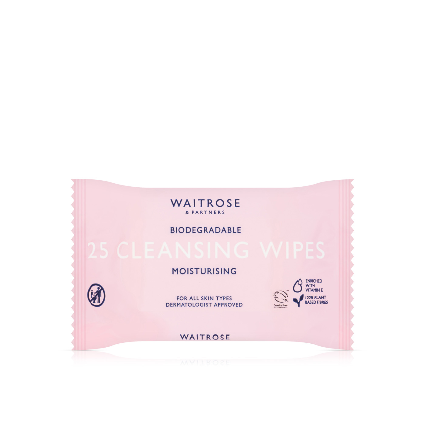 Waitrose Biodegradable Moisturing Cleansing Wipes x 25