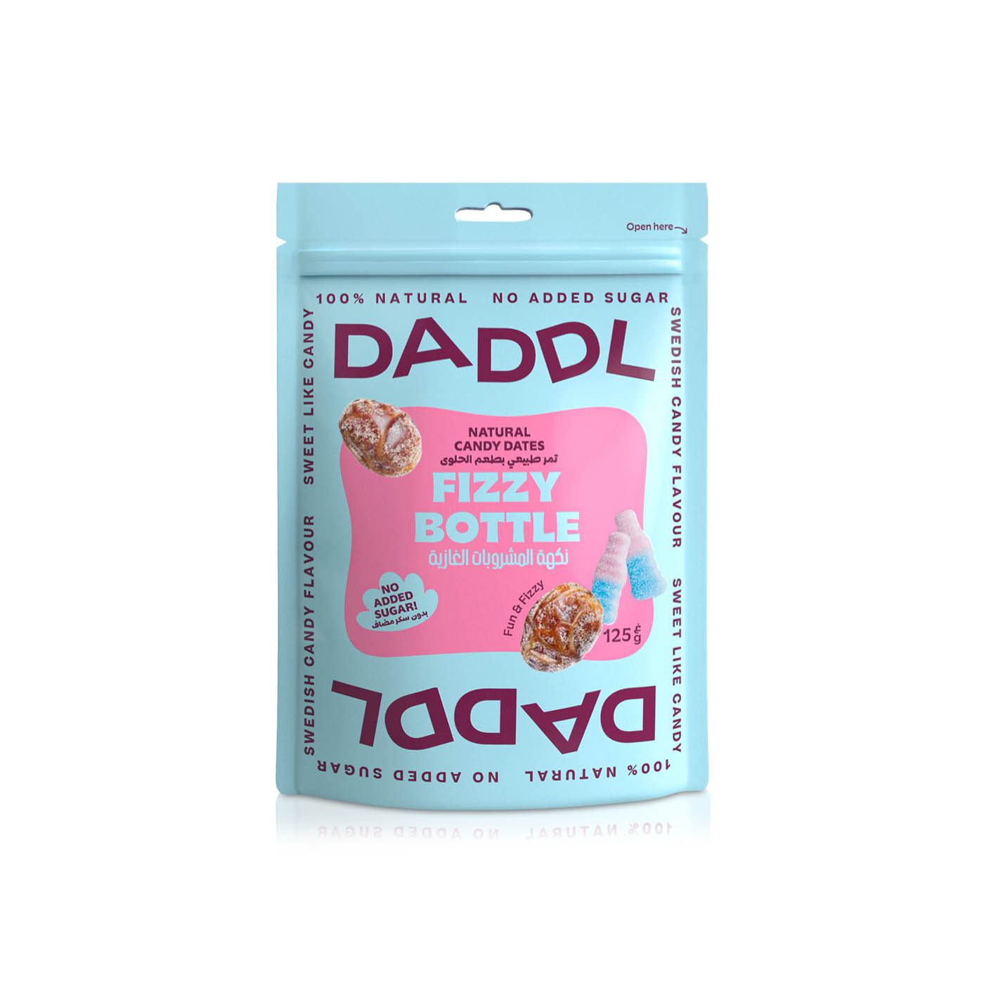 Daddl Candy Dates Fizzy Bottle 125g