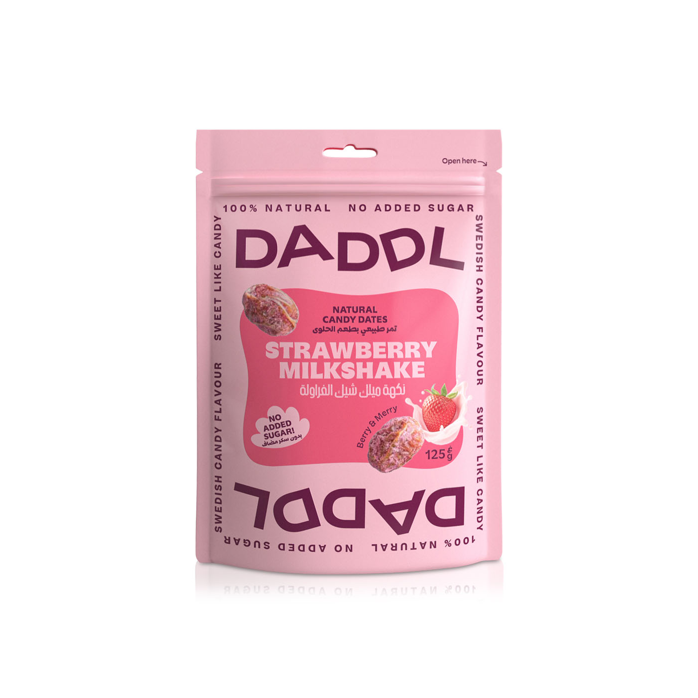 Daddl Candy Dates Strawberry Milkshake 125g