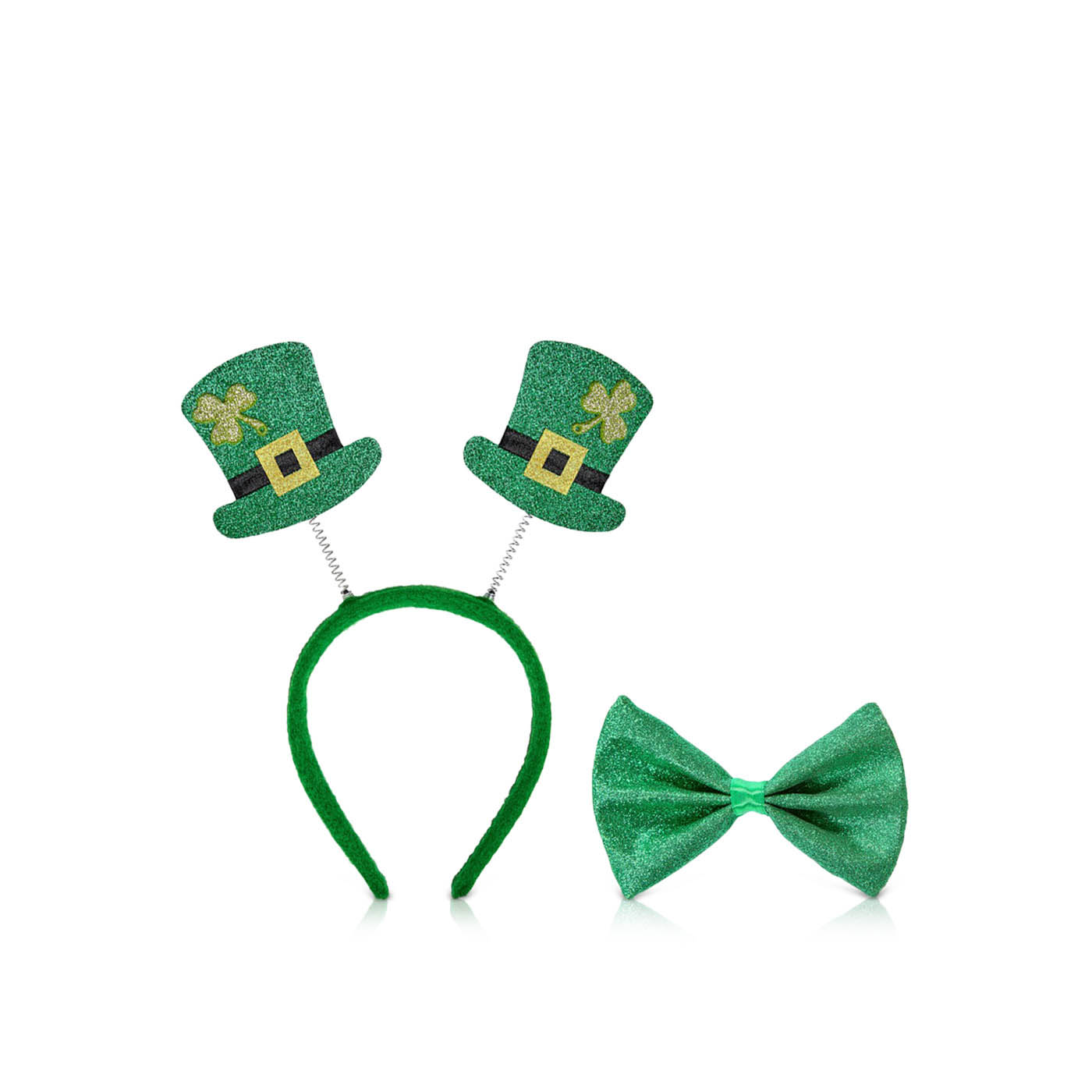 Widmann Mini Top Hats & Bow Tie Glitter Set