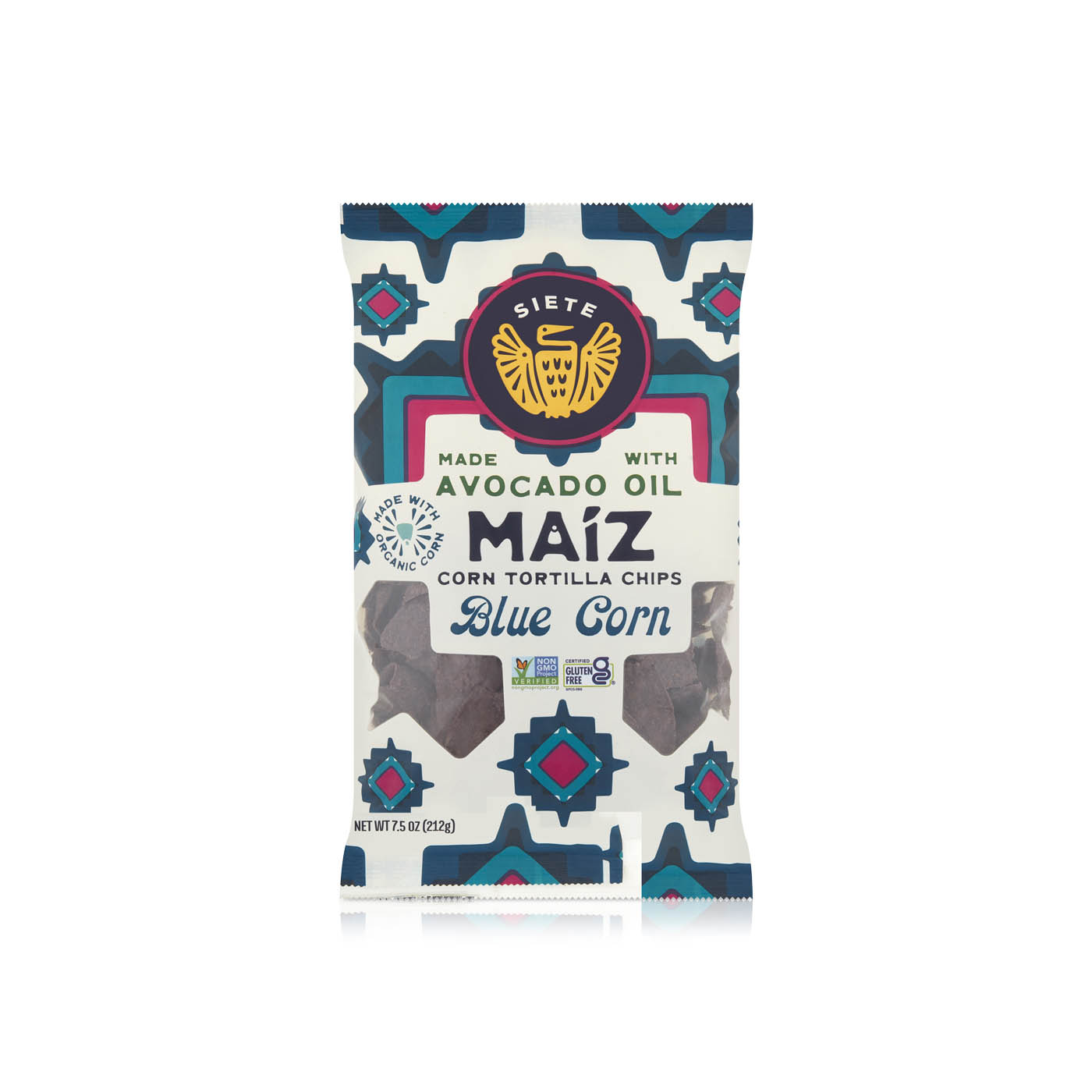 Siete Blue Corn Tortilla Chips 212g