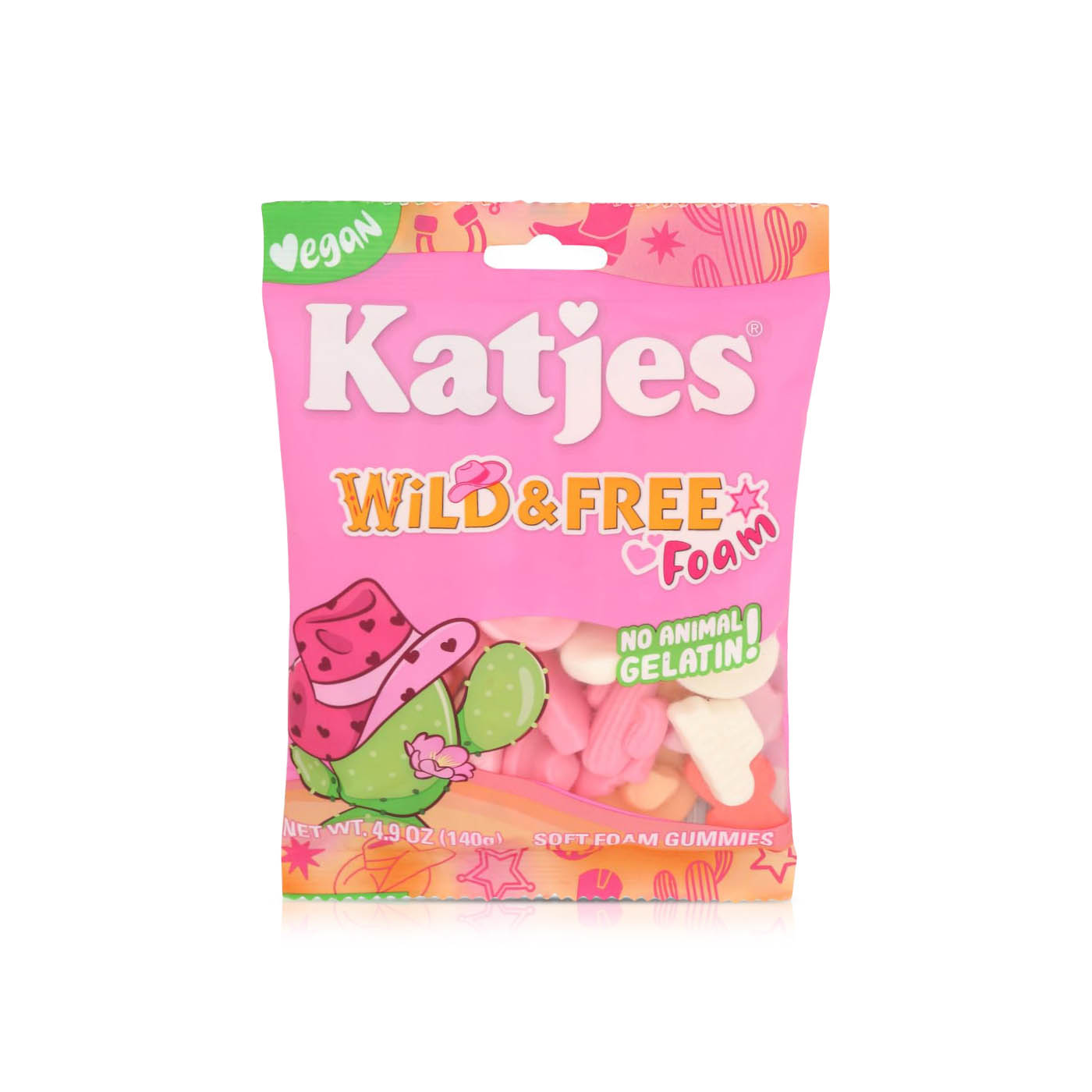 Katjes Wild and Free Soft Foam Gummies 140g