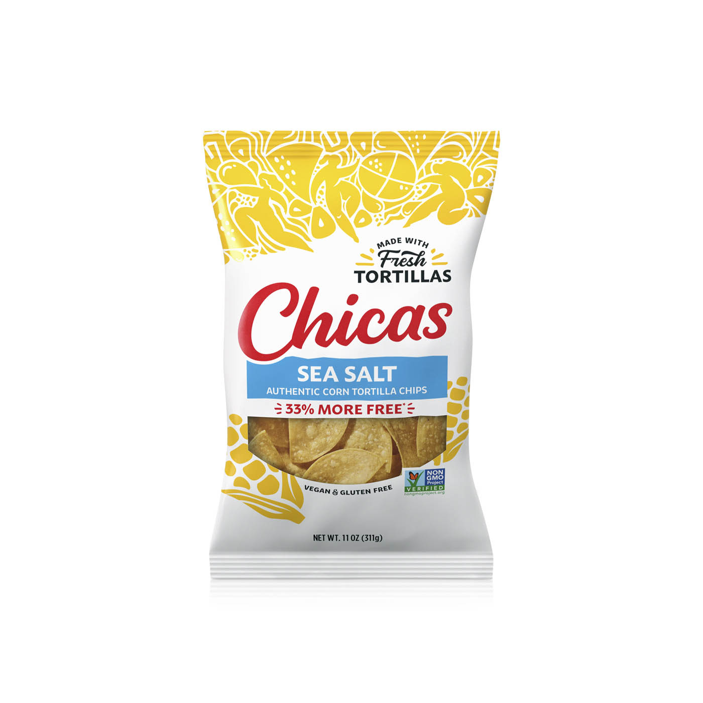 Chicas Tortilla Corn Chips Sea Salt 311g