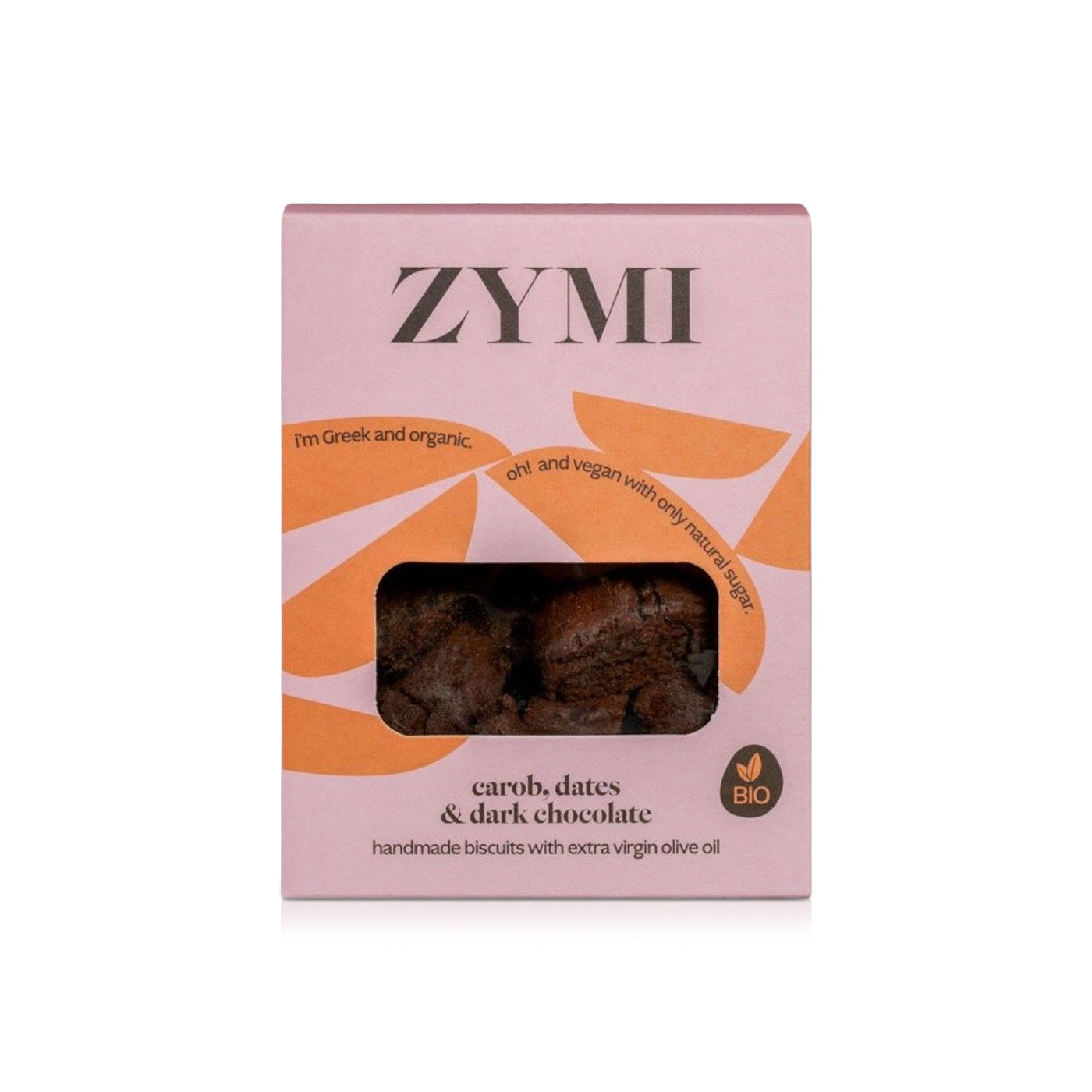 Zymi Organic Carob, Dates & Dark Chocolate Biscuits 130g
