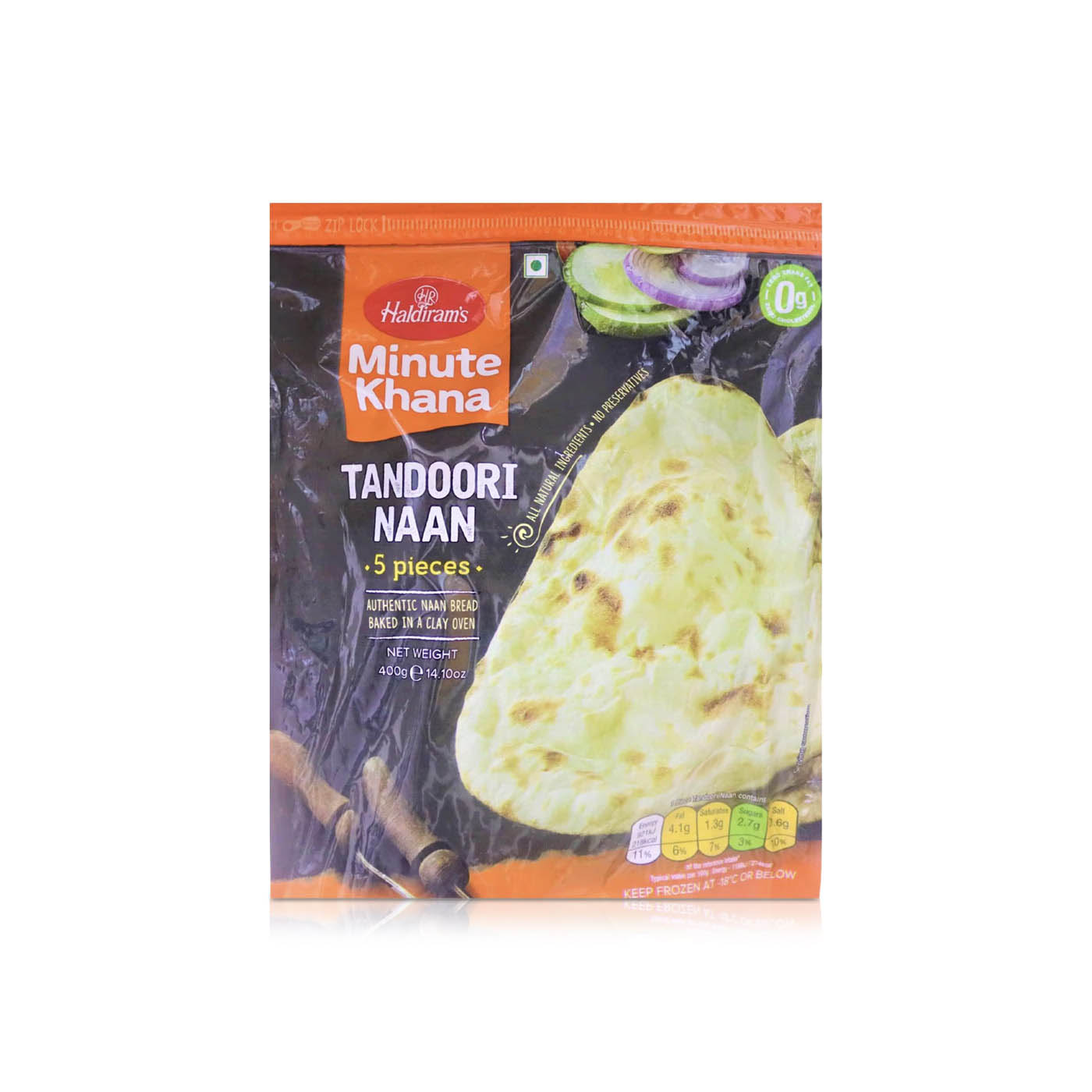 Haldiram's Frozen Tandoori Naan 400G