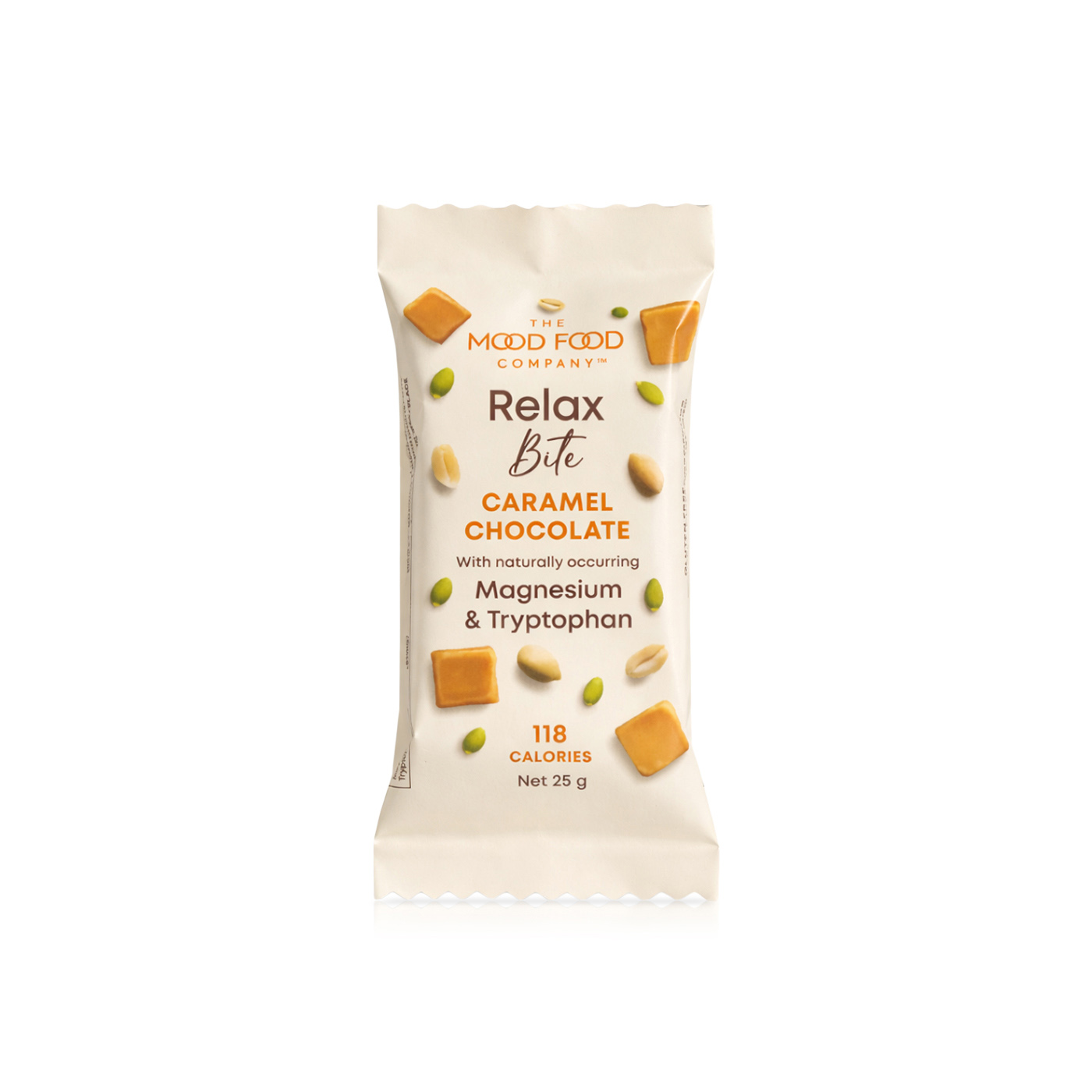 Mood Food Relax Bite Caramel Chocolate Bar 25g