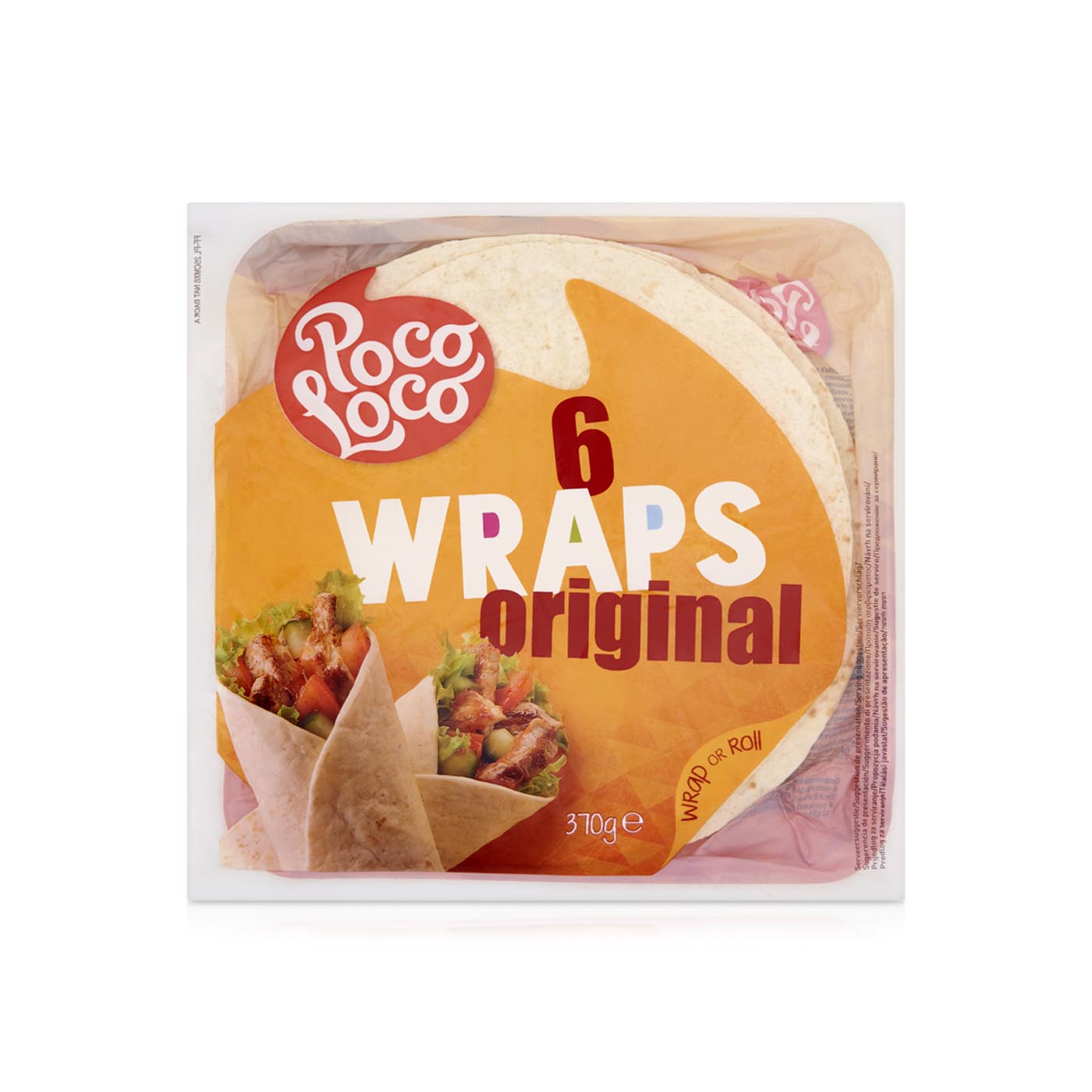 Poco Loco Plain Wraps 25cm x6