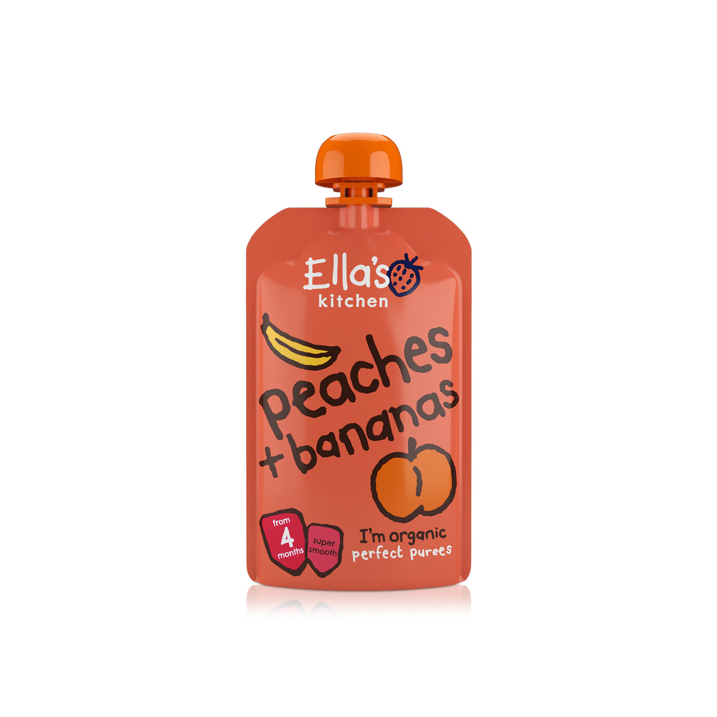Ella's Kitchen Organic Peaches & Bananas 4+ Months 120g