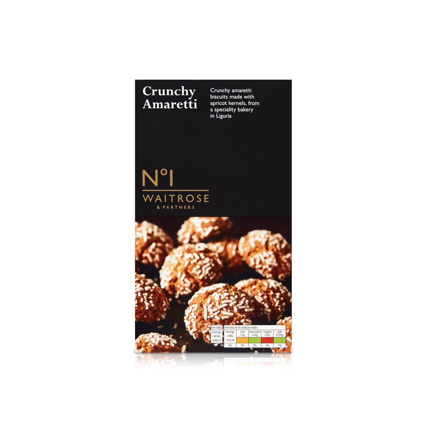 Waitrose No1 Crunchy Amaretti Biscuits 140g