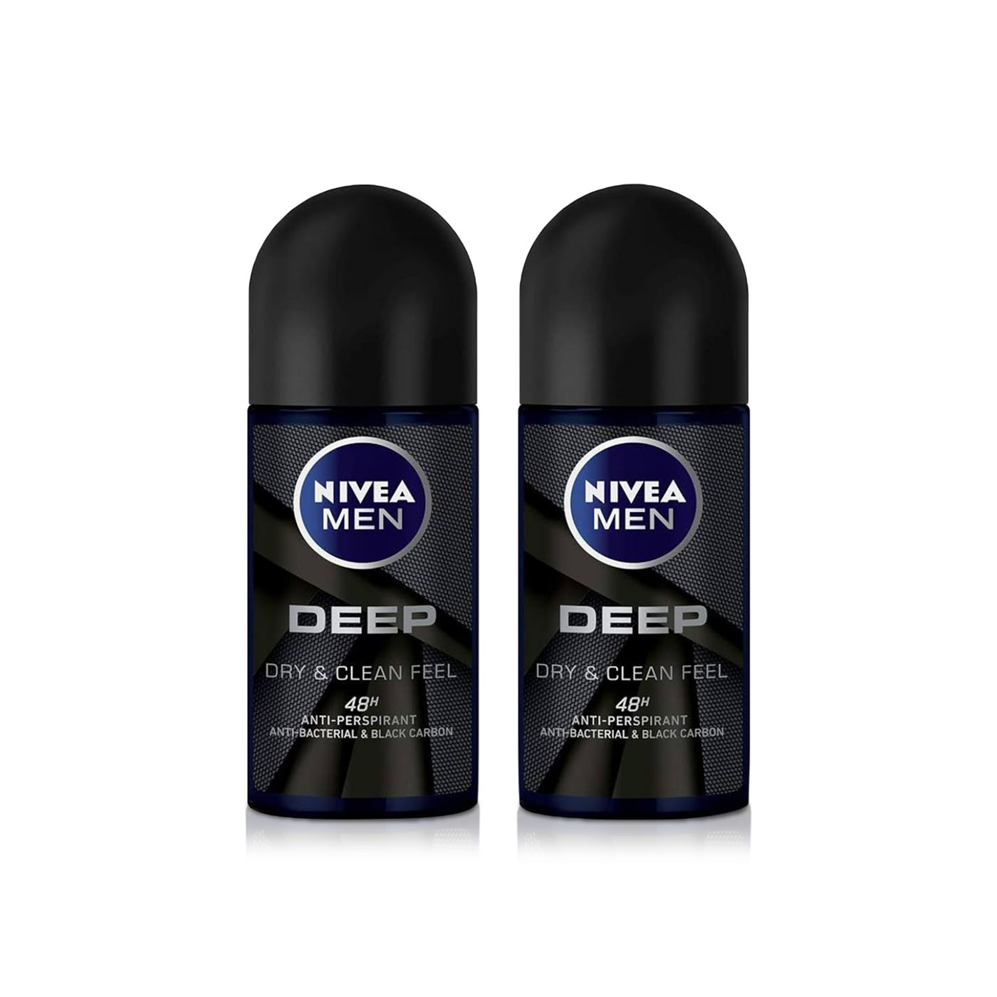 Nivea Men Deodorant Roll On Deep 50Ml x2 Ecobox