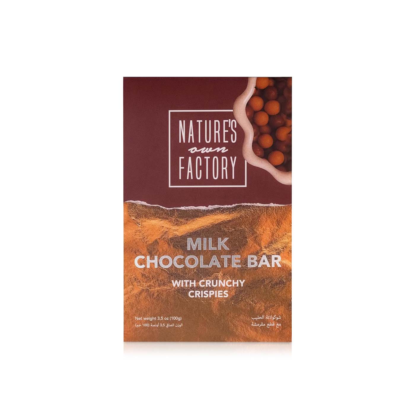 Natures Milk Chocolate Crunchy Crispies 100g