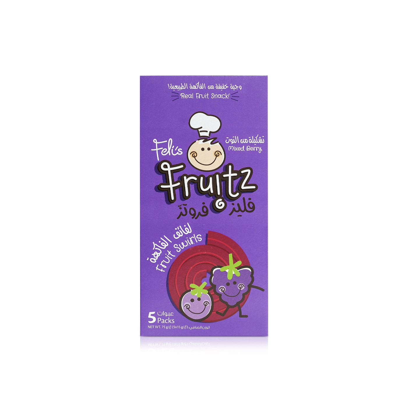 Felis Fruitz Mixed Berry Swirls x 5 75g