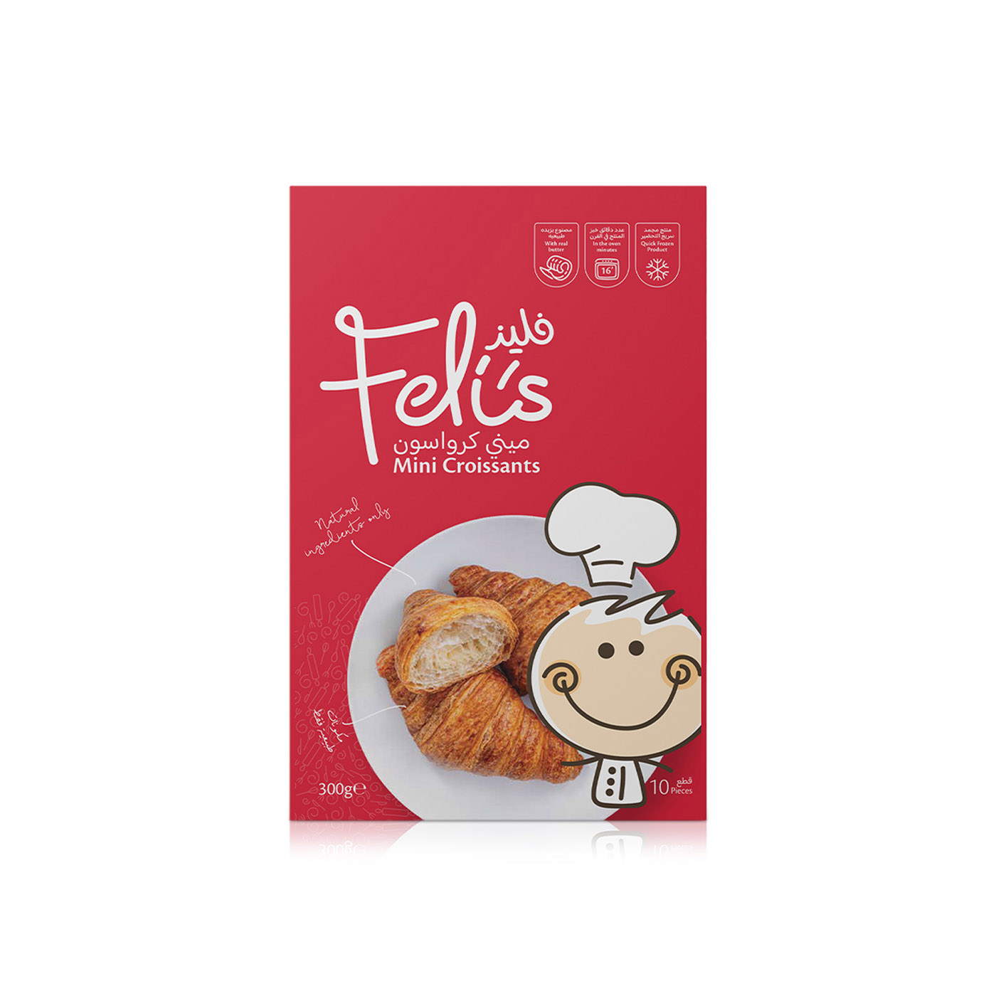 Feli's Kitchen Frozen Mini Croissants 300G