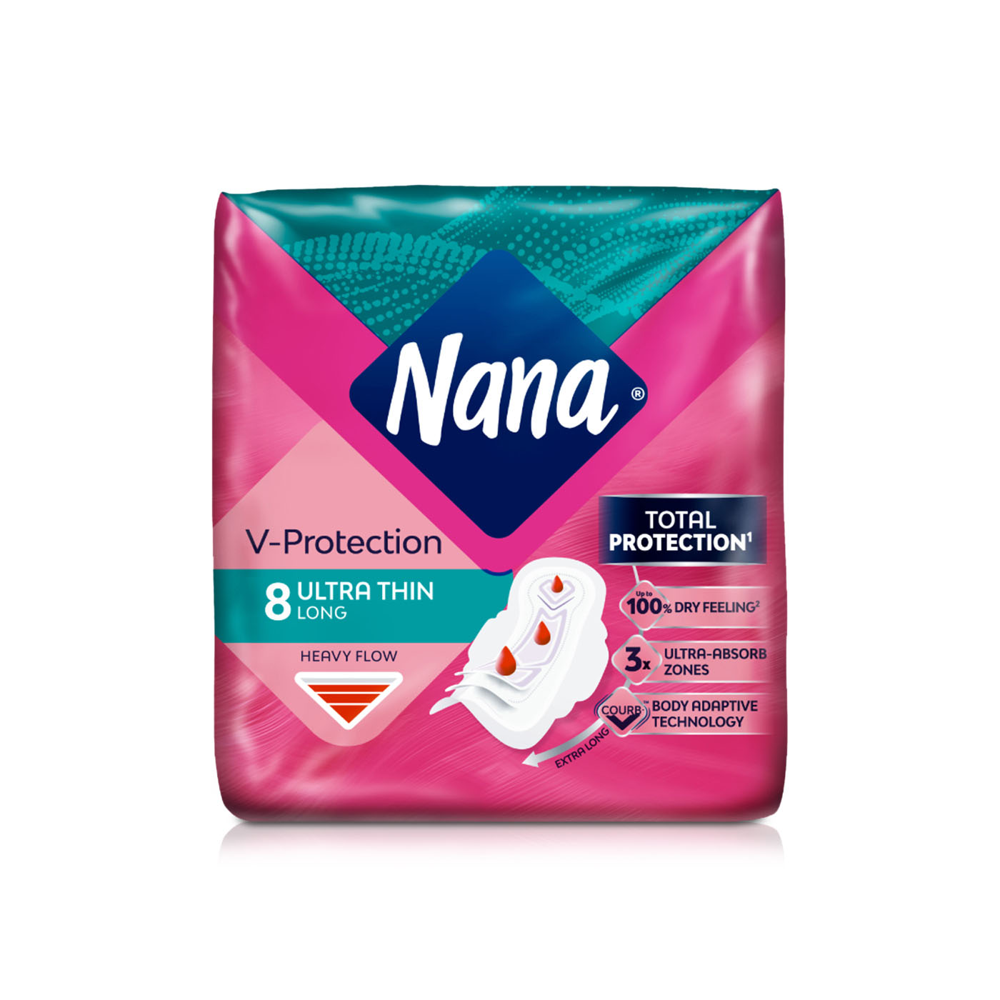 Nana Ula Thin Panty Liners with Long Wings x 8