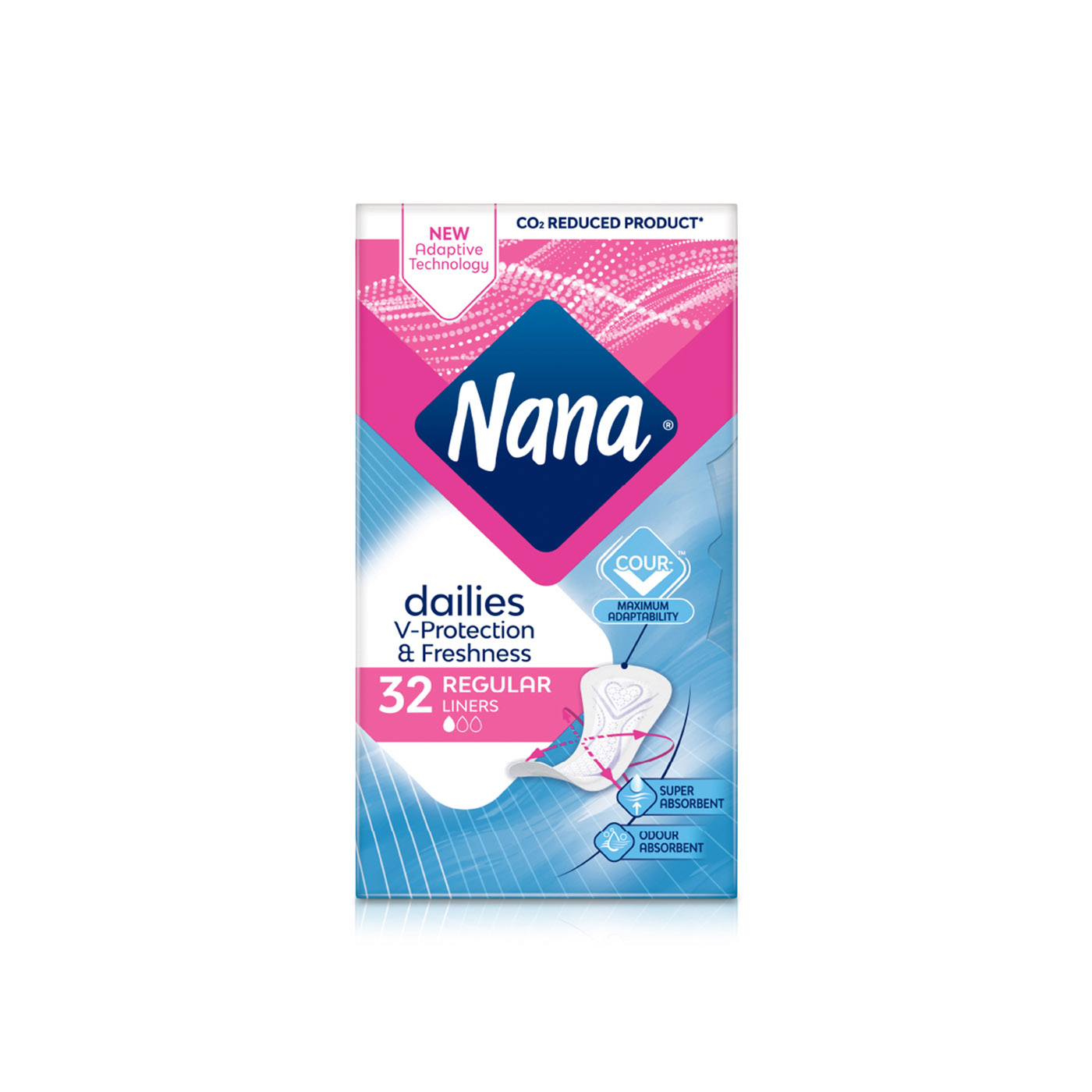 Nana Normal Sized Panty Liners x 32