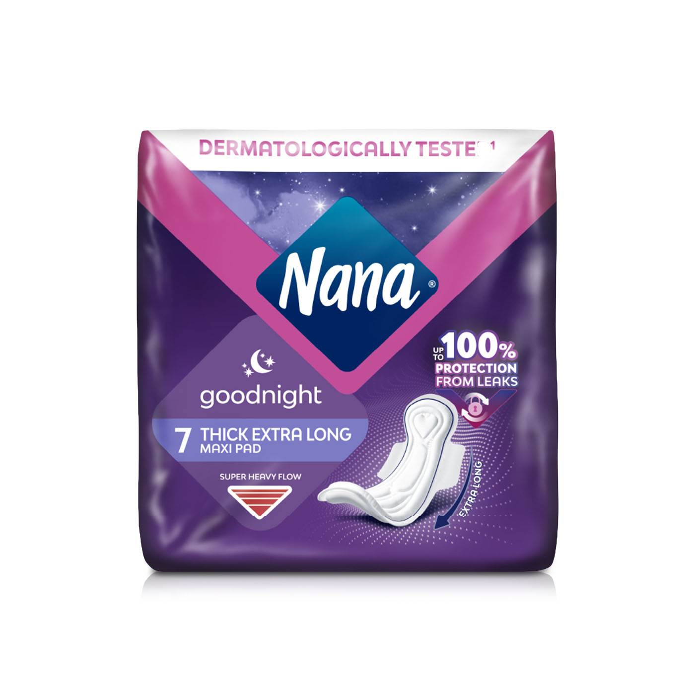 Nana Goodnight Maxi Pads with Wings x 7