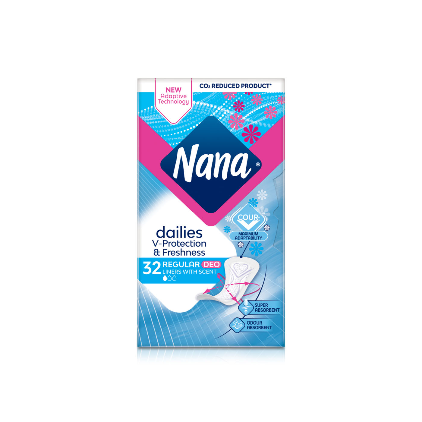 Nana Daily Fresh Normal Liners x 32