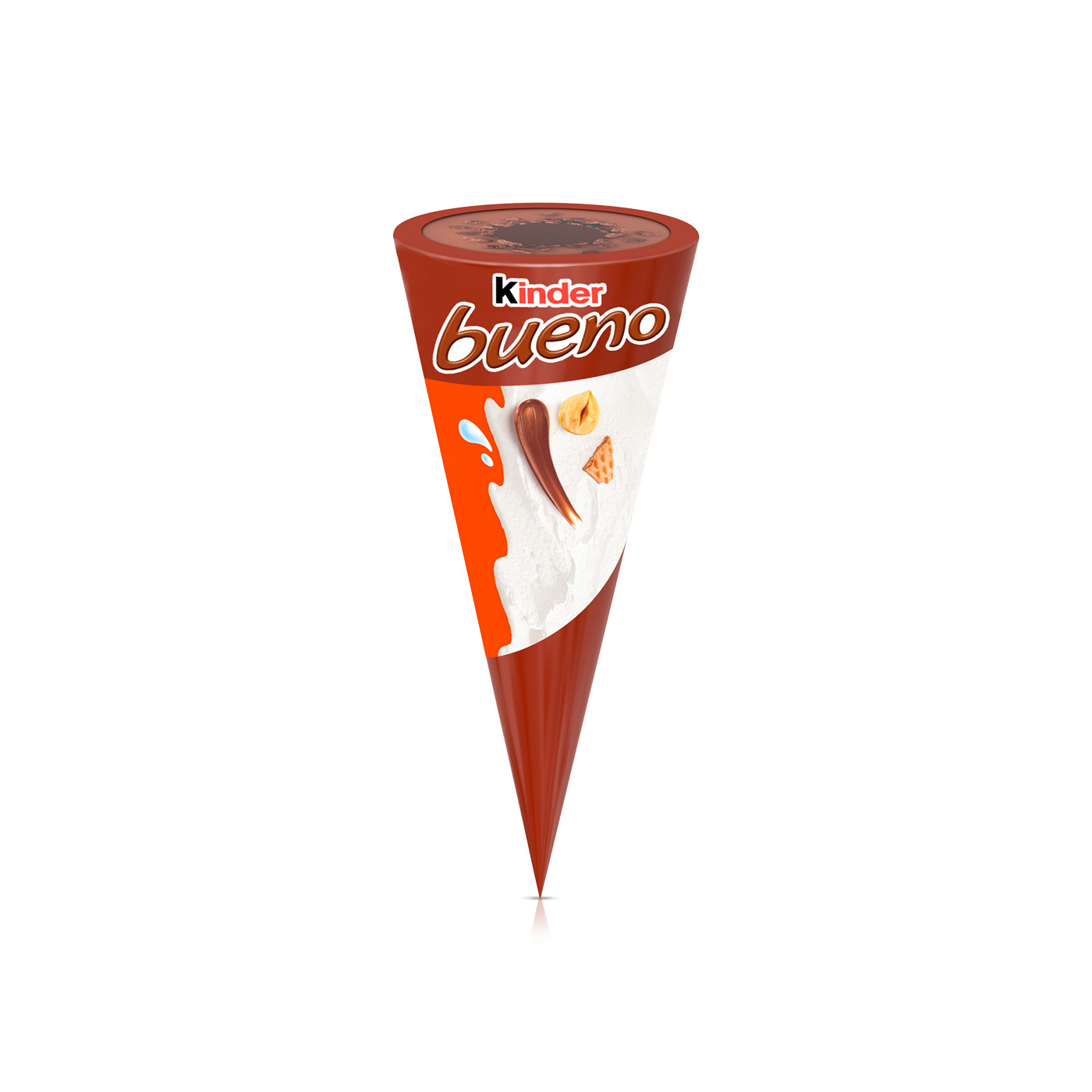 Kinder Bueno Classic Hazelnut Ice Cream Wafer Cone 62G