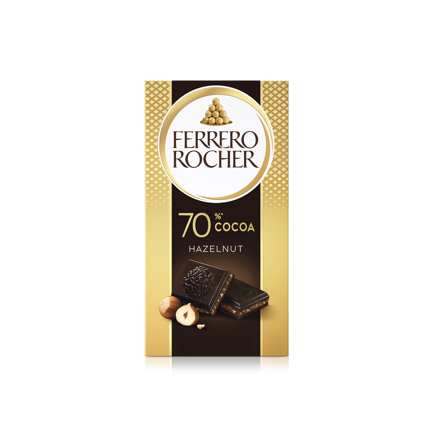 Ferrero Dark 70% Chocolate Hazelnut Bar 90g