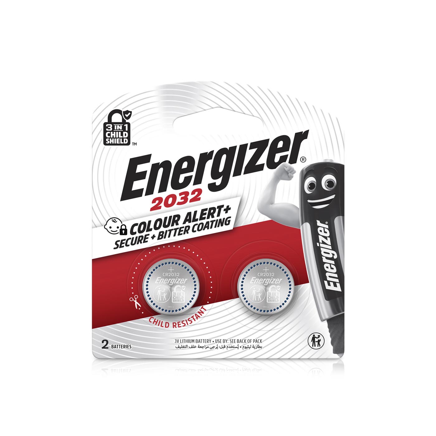 Energizer Lithium Battery Ecr2032 3v x 2