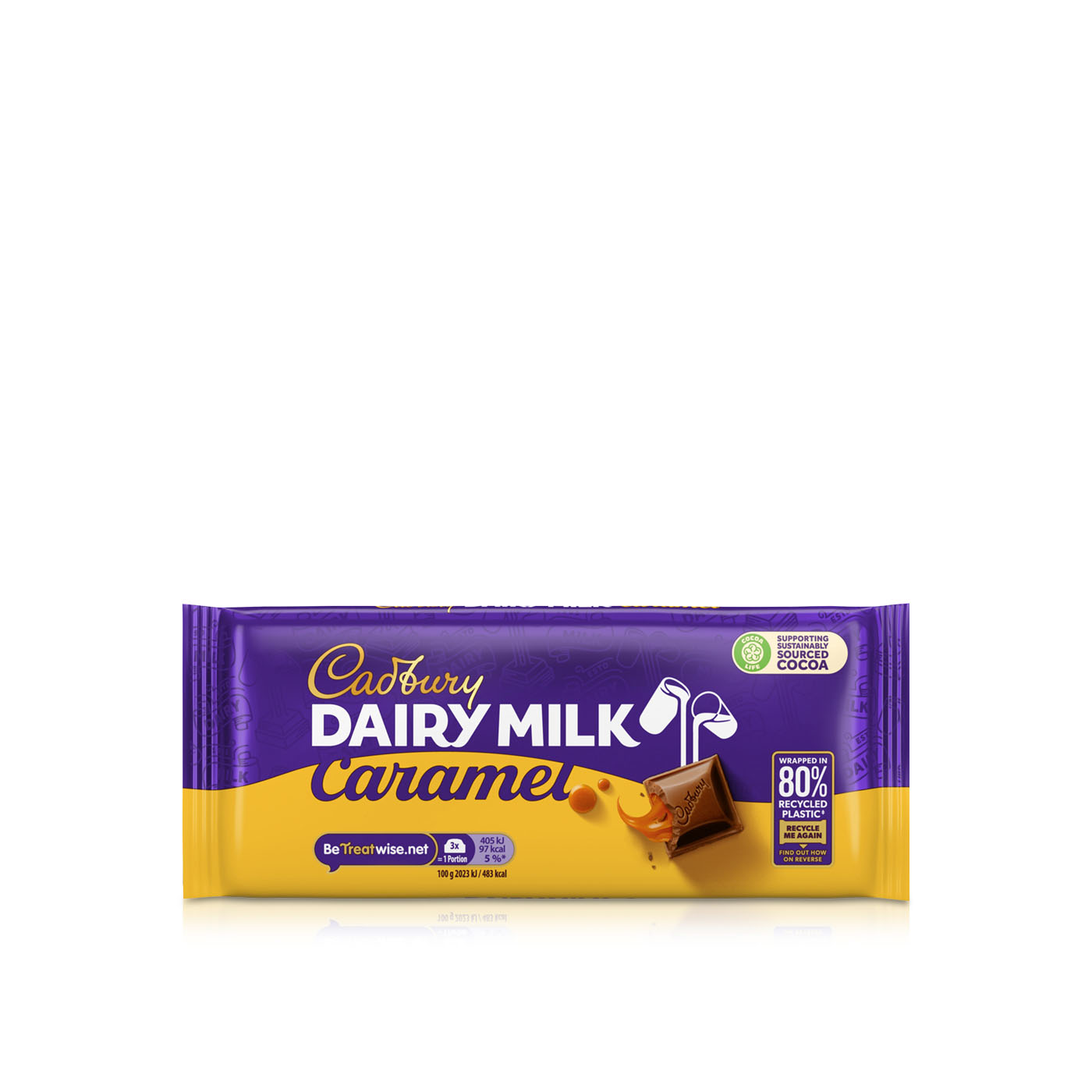 Cadbury Dairy Milk Caramel Chocolate Bar 120g